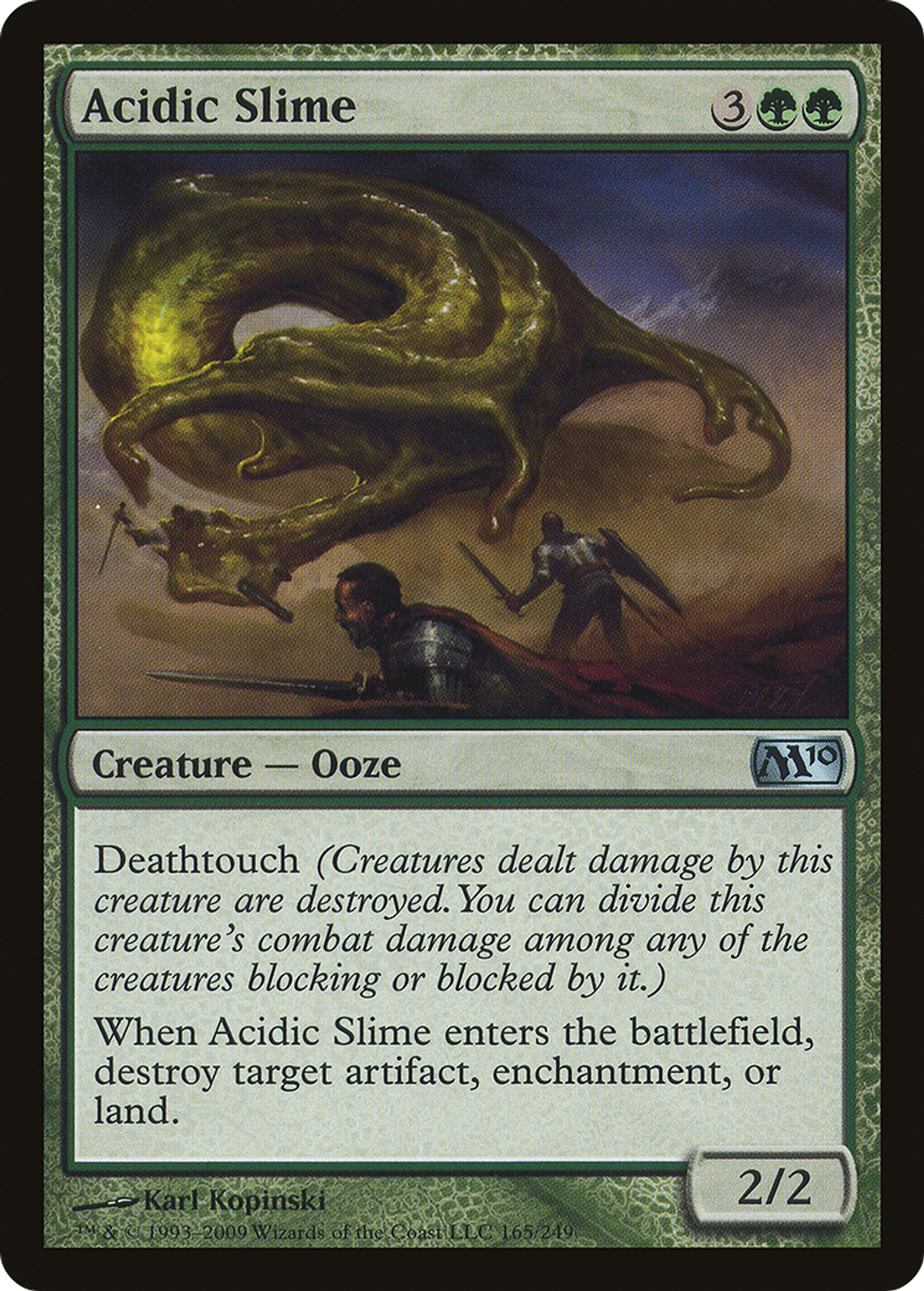 Acidic Slime — Magic 2010 — Magic: The Gathering