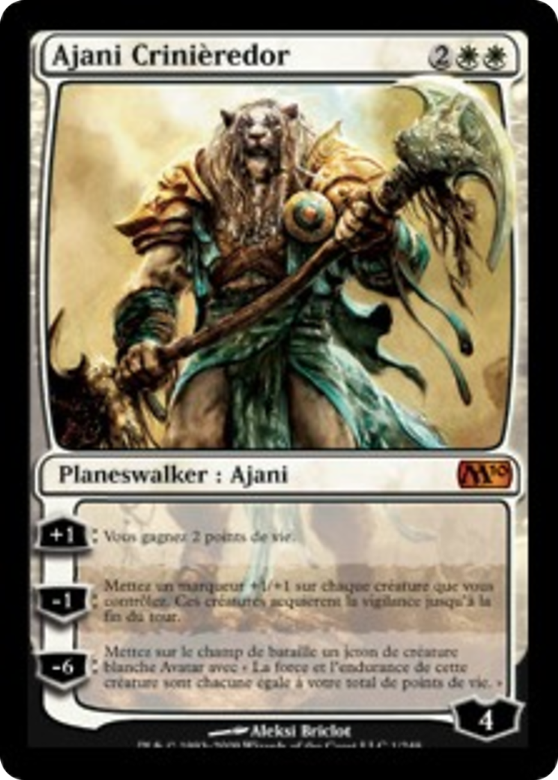 Ajani Crinièredor — Magic 2010 — Magic: The Gathering