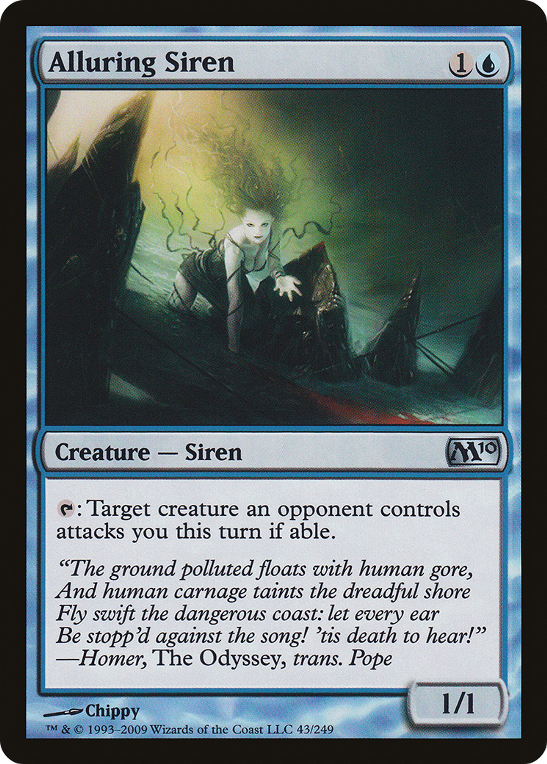 Alluring Siren — Magic 2010 — Magic: The Gathering