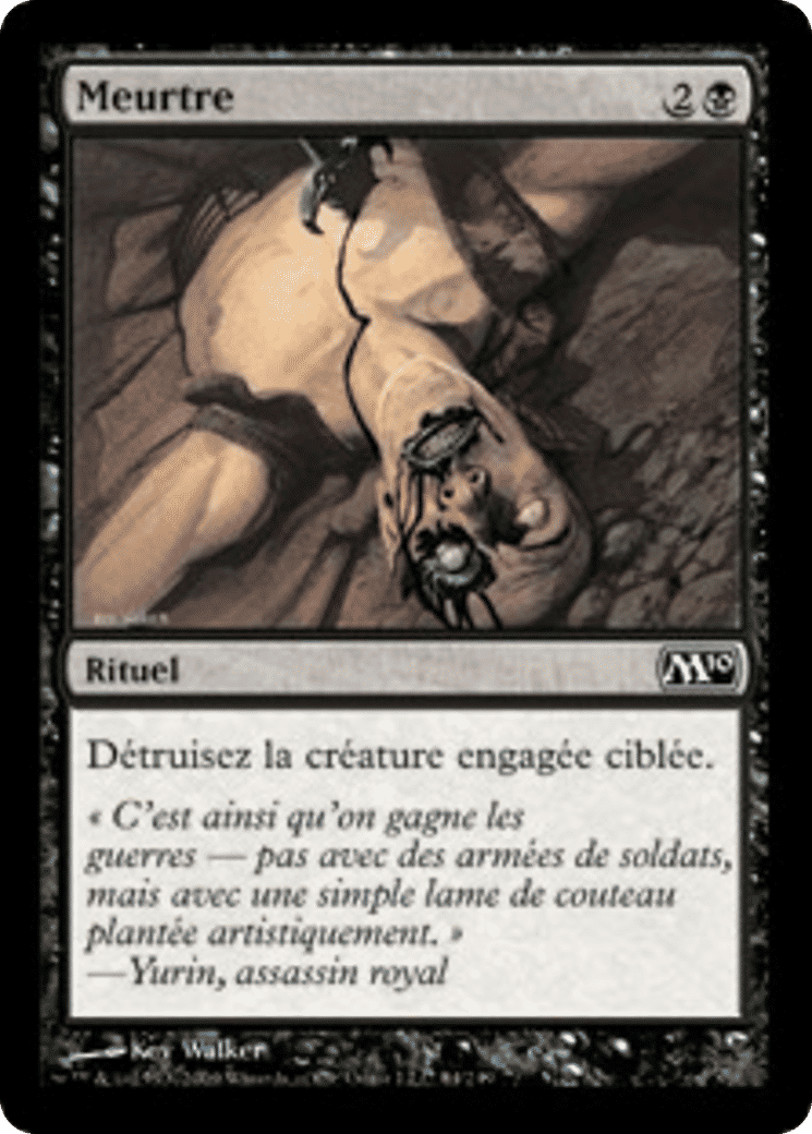 Meurtre — Magic 2010 — Magic: The Gathering