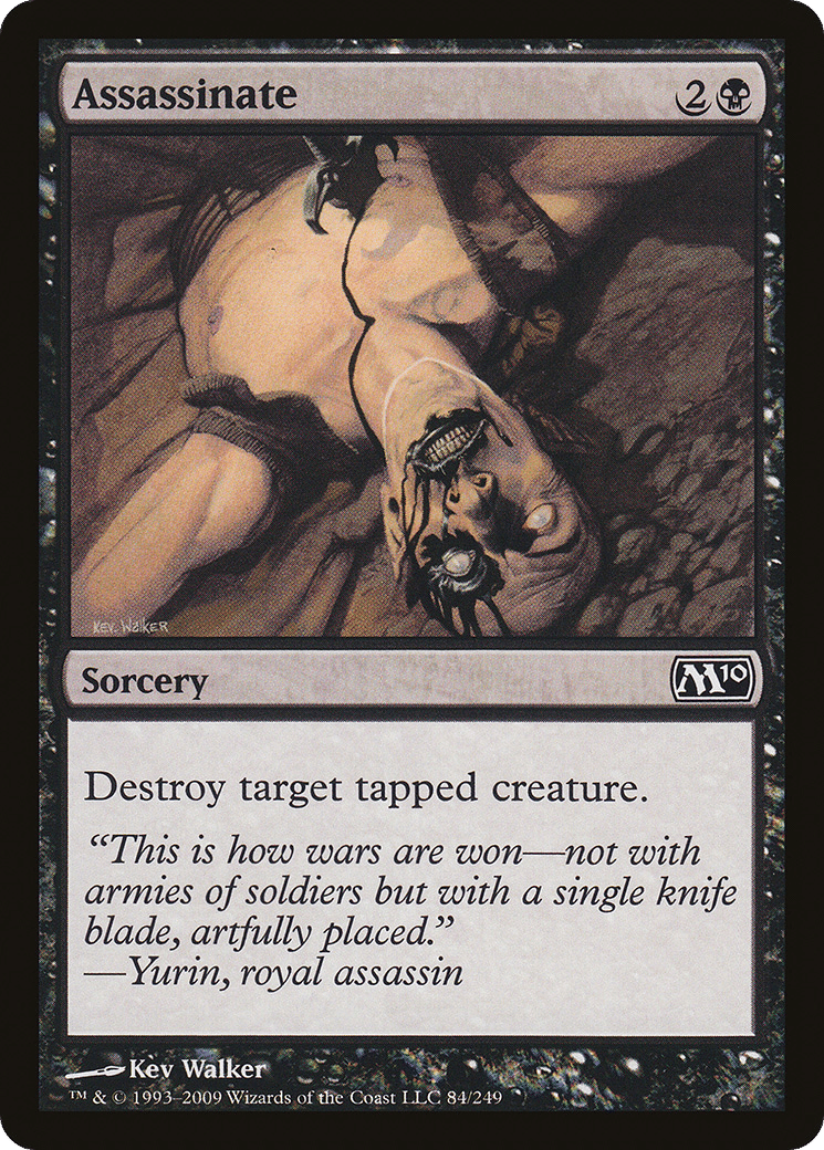 Assassinate — Magic 2010 — Magic: The Gathering