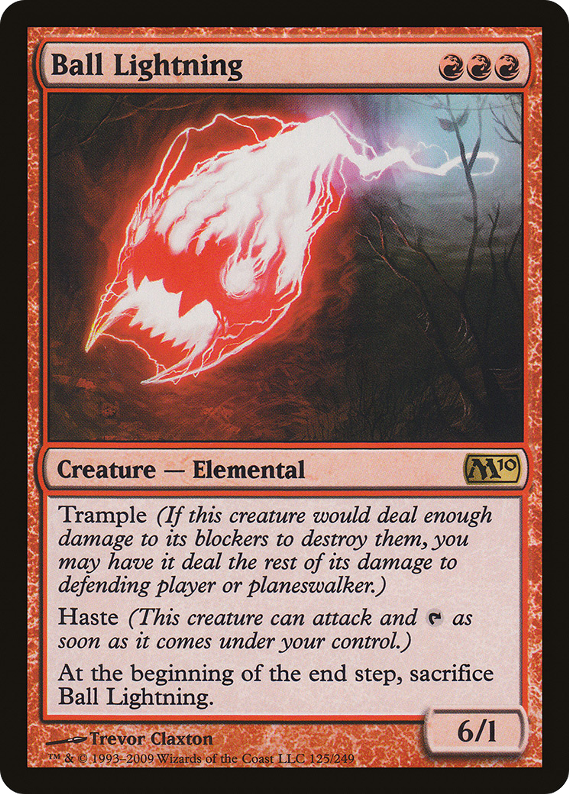 Ball Lightning — Magic 2010 — Magic: The Gathering