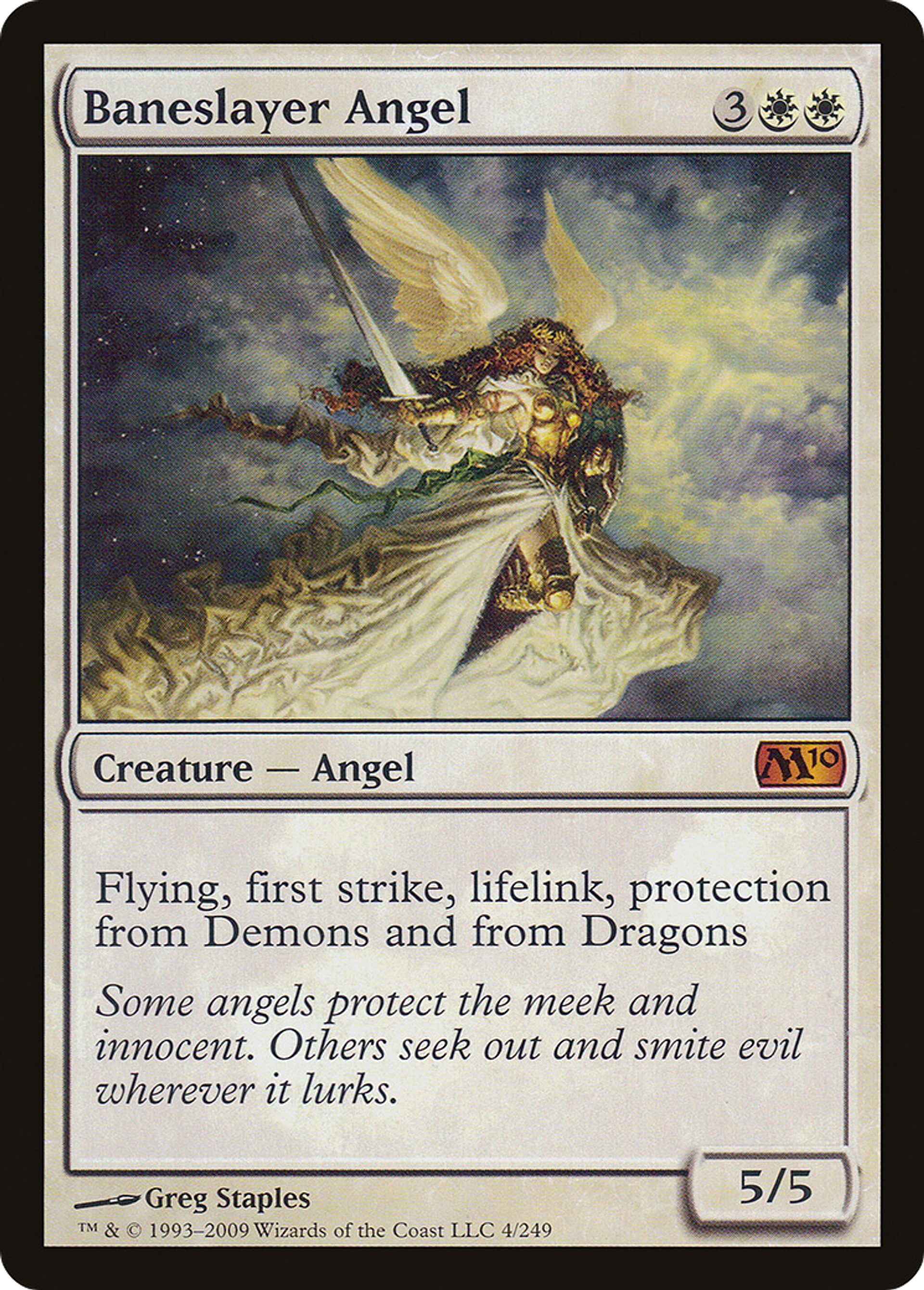 Baneslayer Angel — Magic 2010 — Magic: The Gathering
