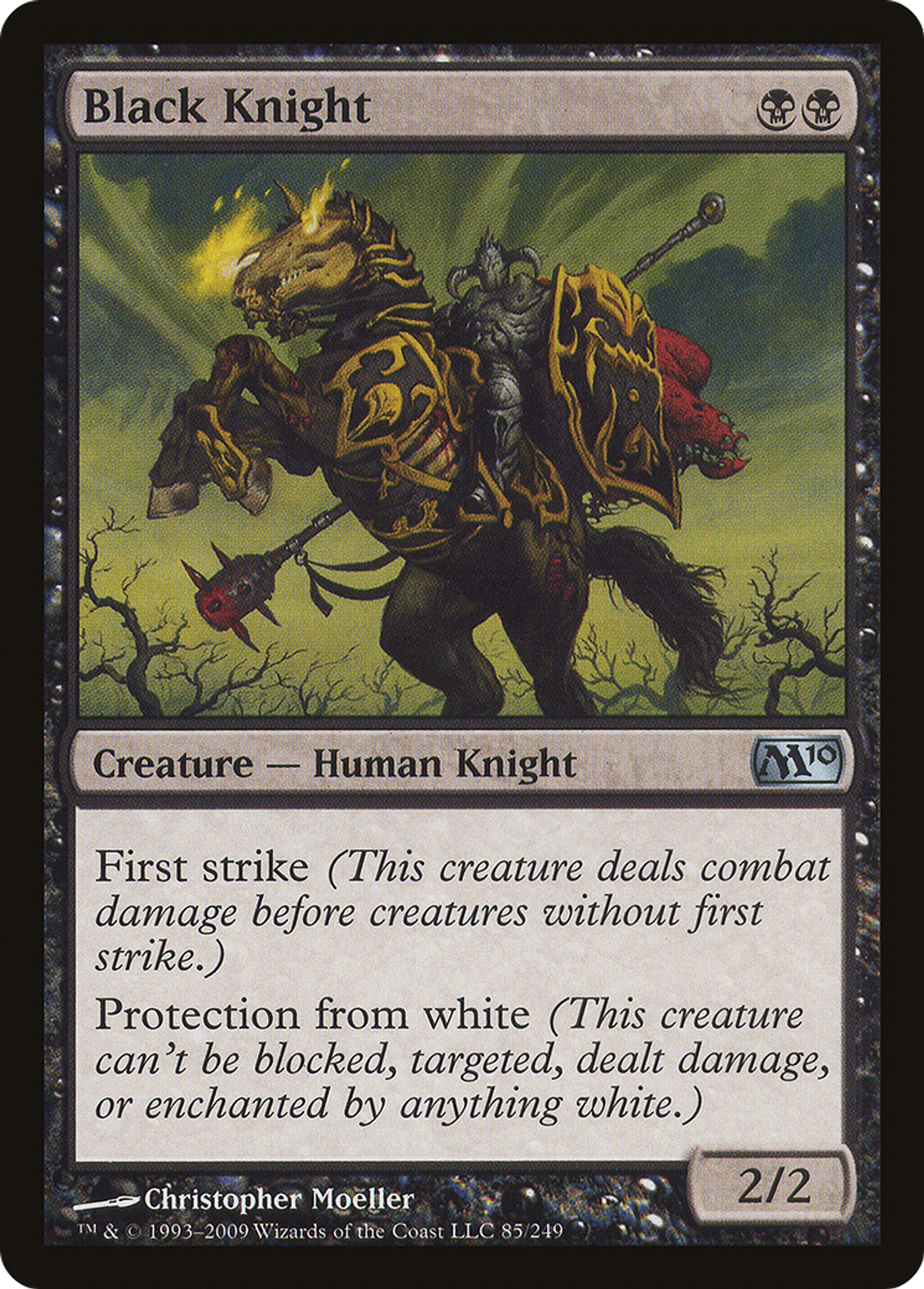 Black Knight — Magic 2010 — Magic: The Gathering