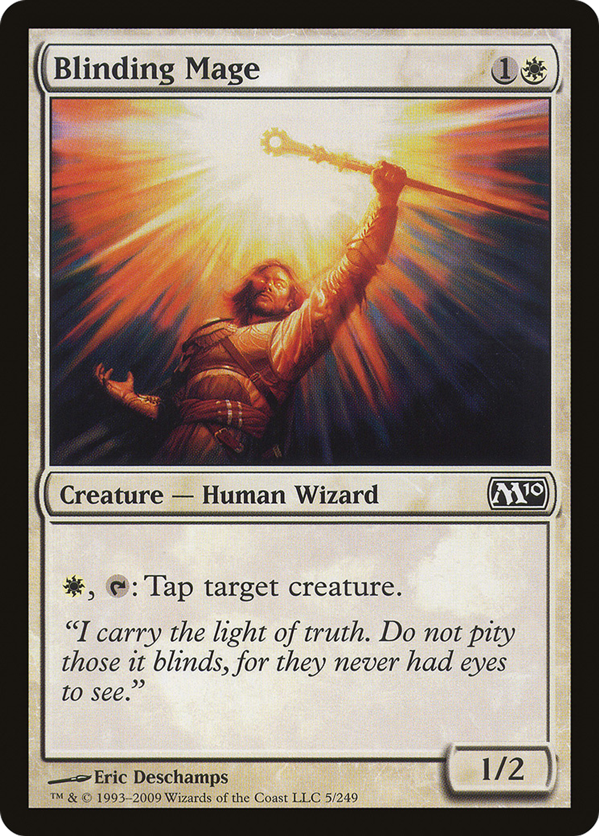 Blinding Mage — Magic 2010 — Magic: The Gathering