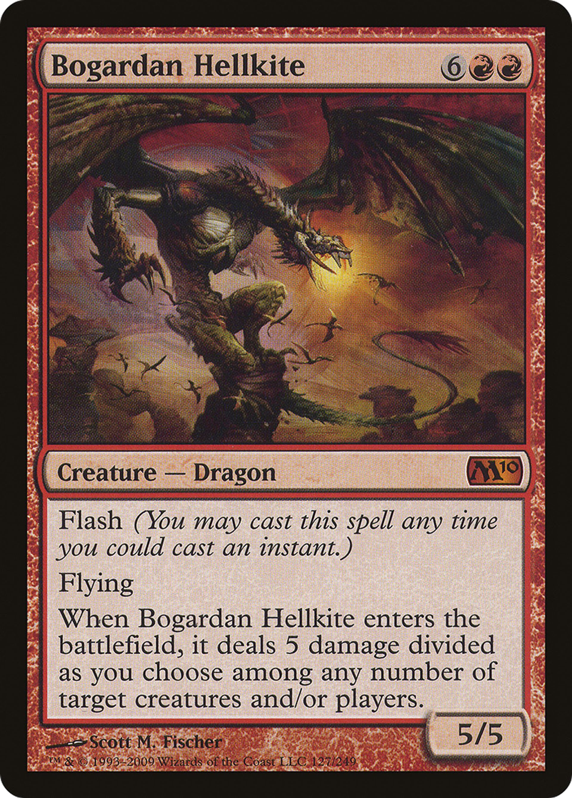 Bogardan Hellkite — Magic 2010 — Magic: The Gathering