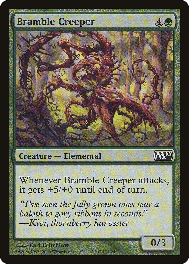 Bramble Creeper — Magic 2010 — Magic: The Gathering