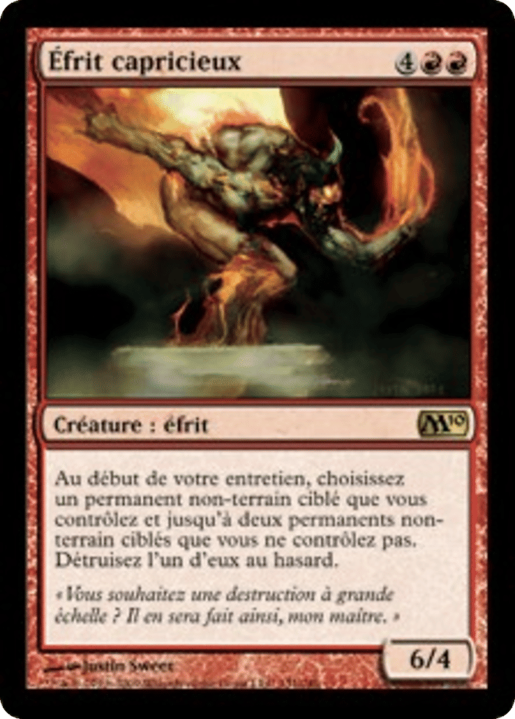 Éfrit capricieux — Magic 2010 — Magic: The Gathering