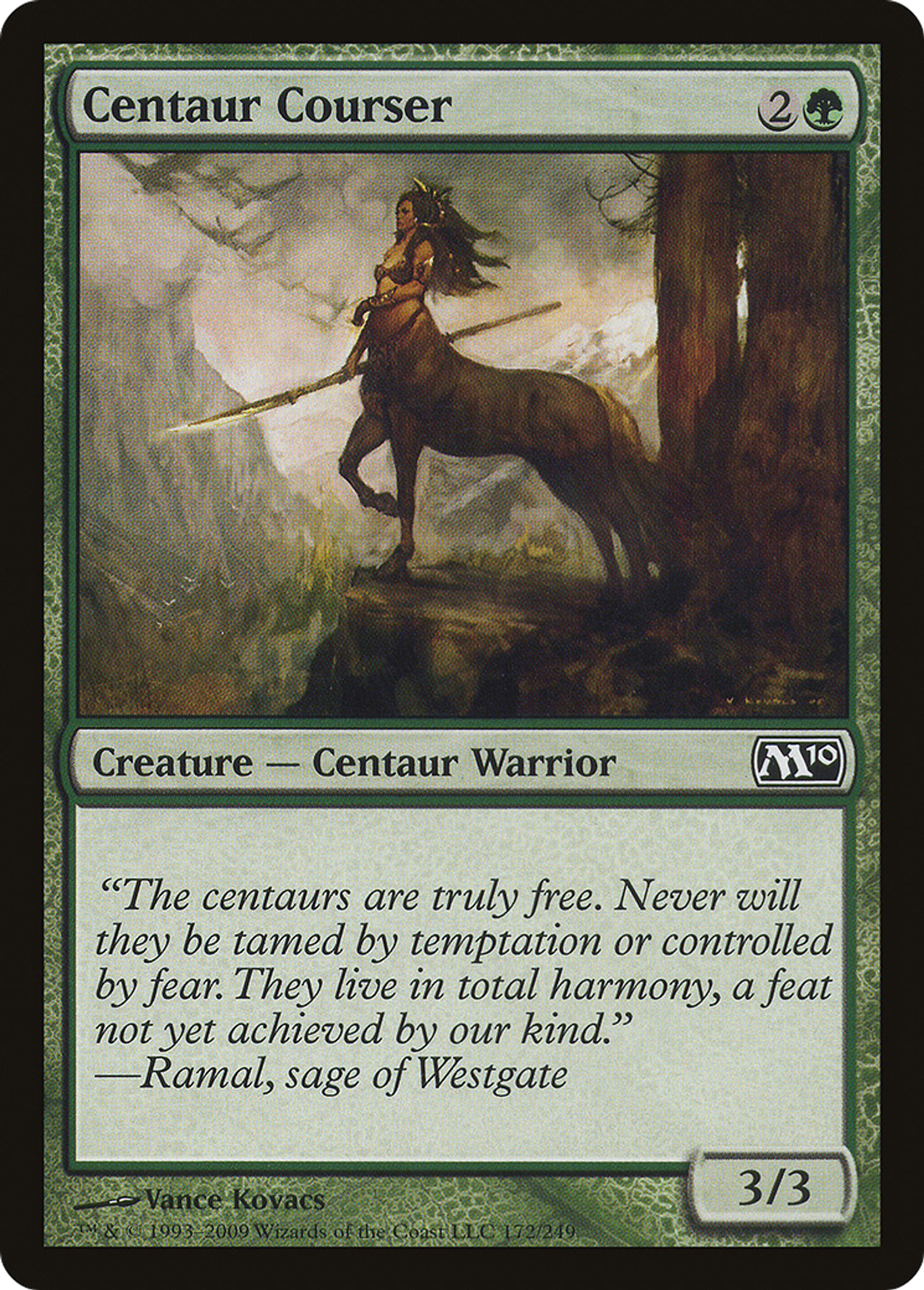 Centaur Courser — Magic 2010 — Magic: The Gathering