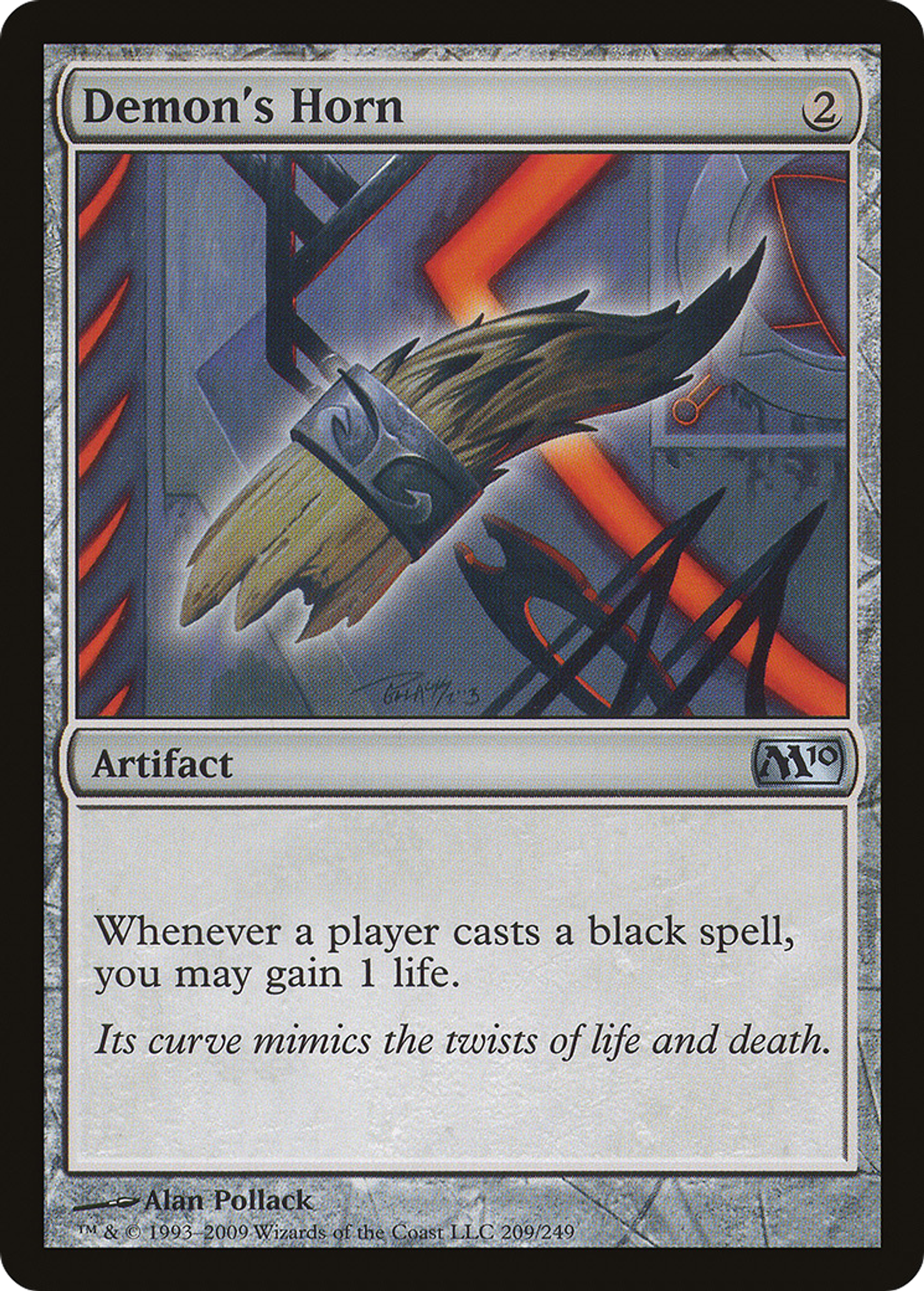 Demon's Horn — Magic 2010 — Magic: The Gathering