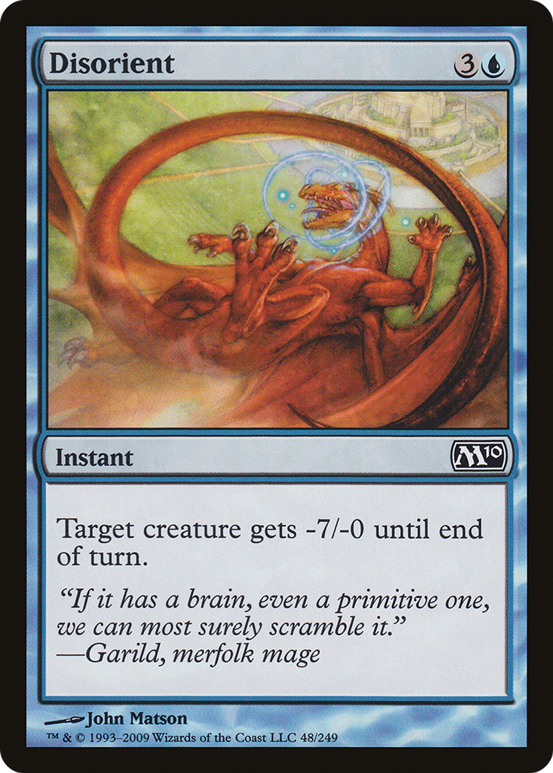 Disorient — Magic 2010 — Magic: The Gathering
