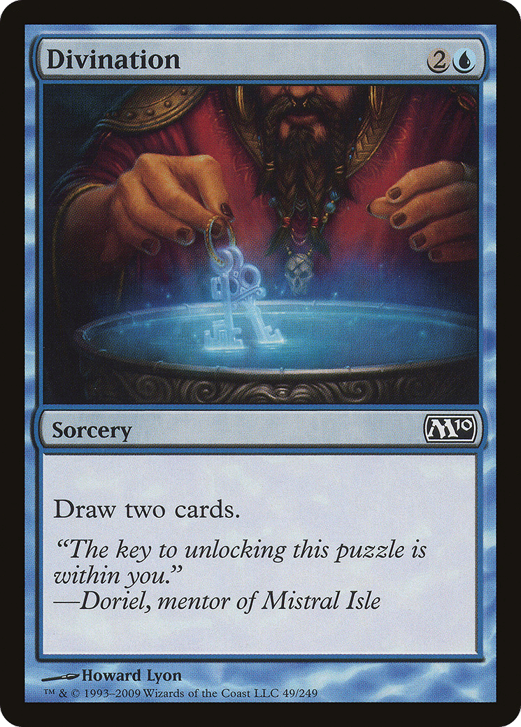 Divination — Magic 2010 — Magic: The Gathering