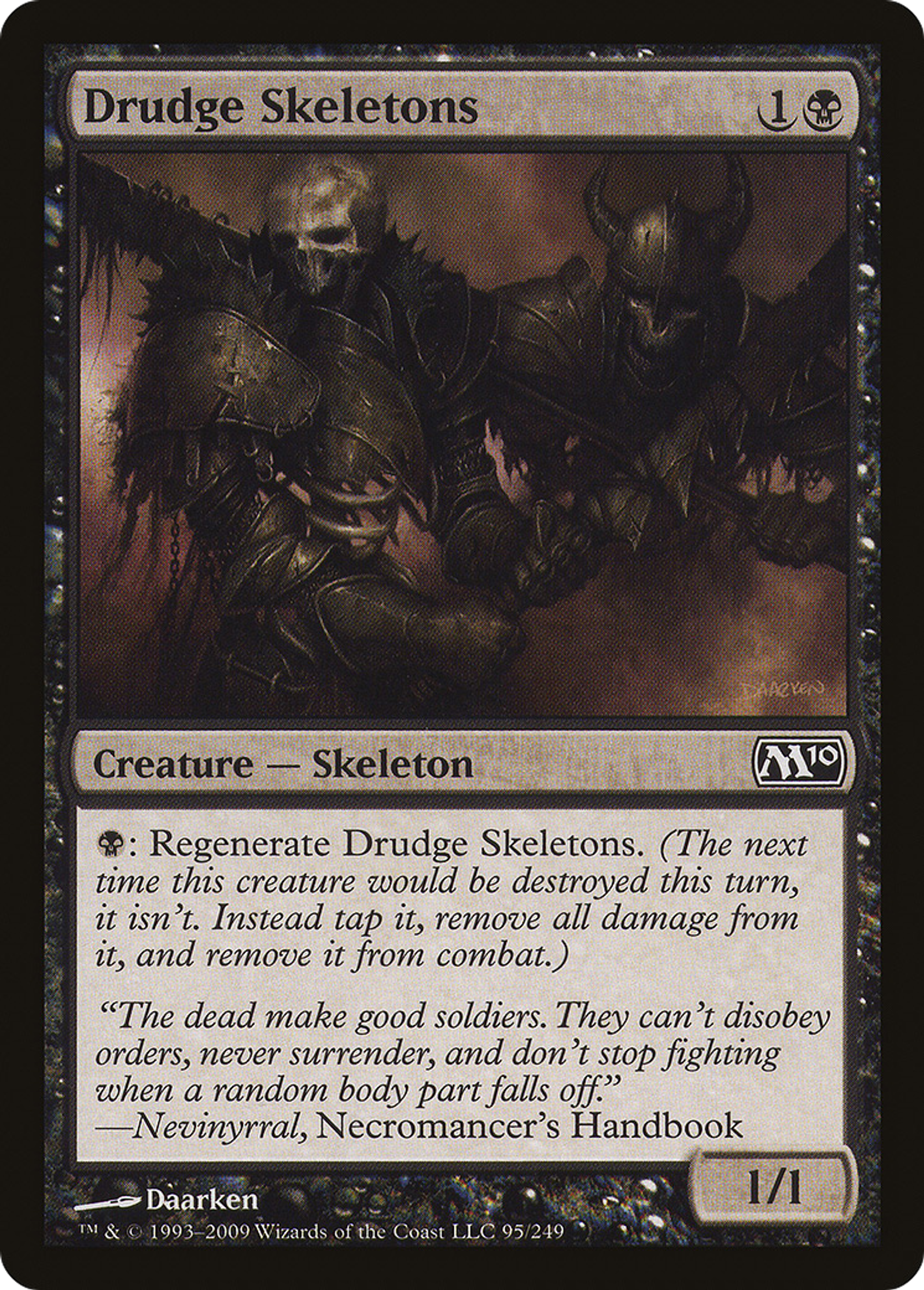 Drudge Skeletons — Magic 2010 — Magic: The Gathering