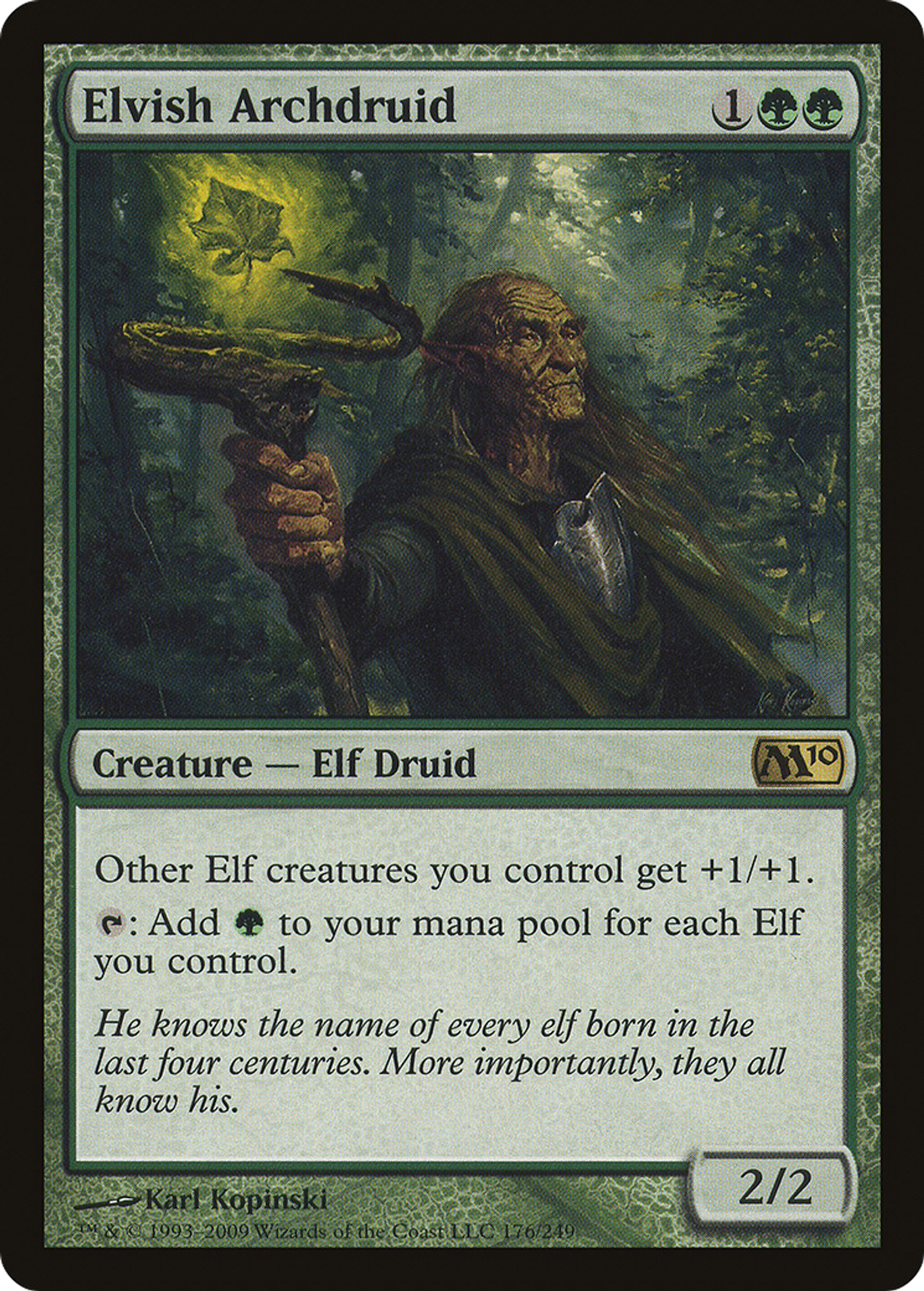 Elvish Archdruid — Magic 2010 — Magic: The Gathering