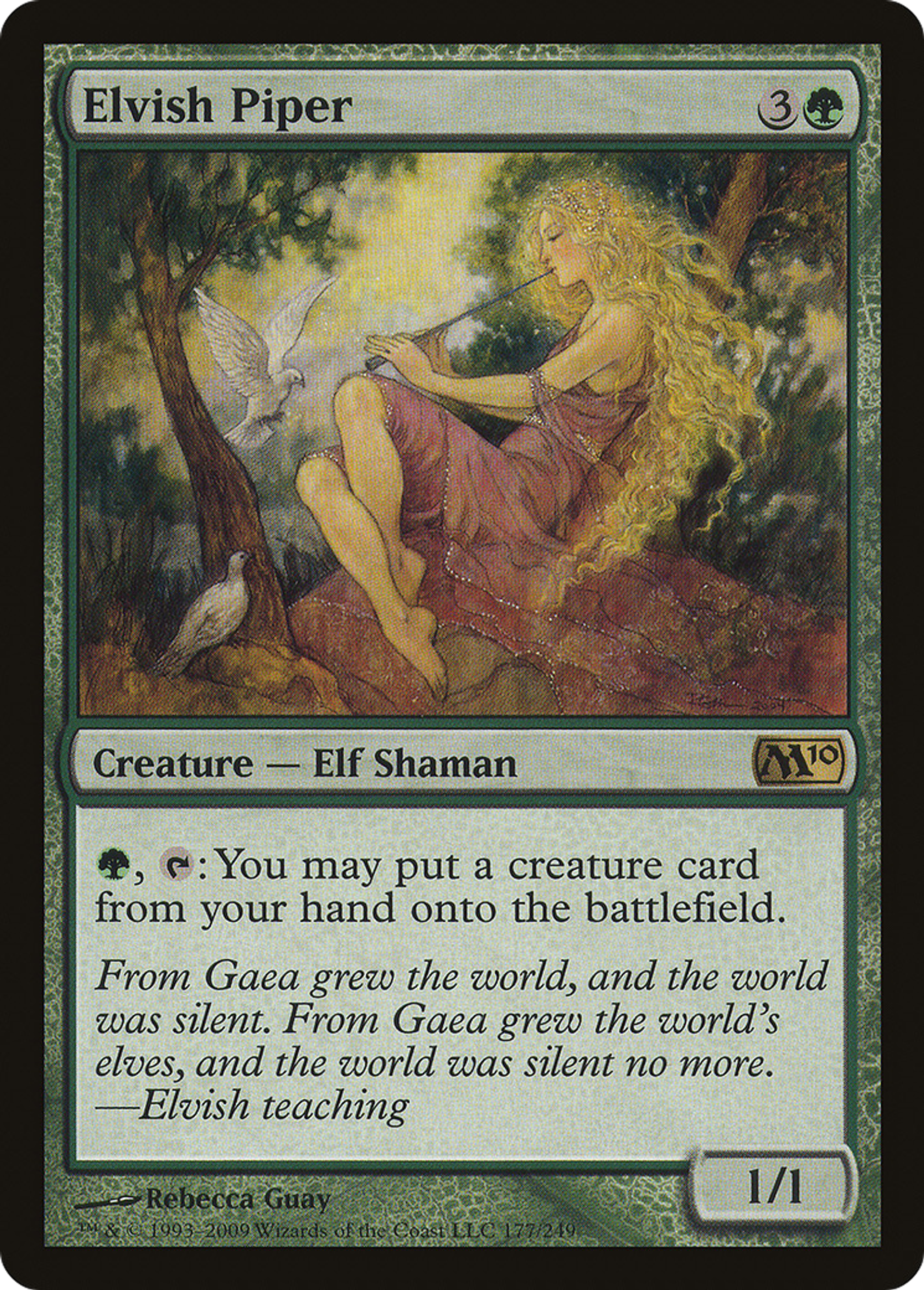 Elvish Piper — Magic 2010 — Magic: The Gathering