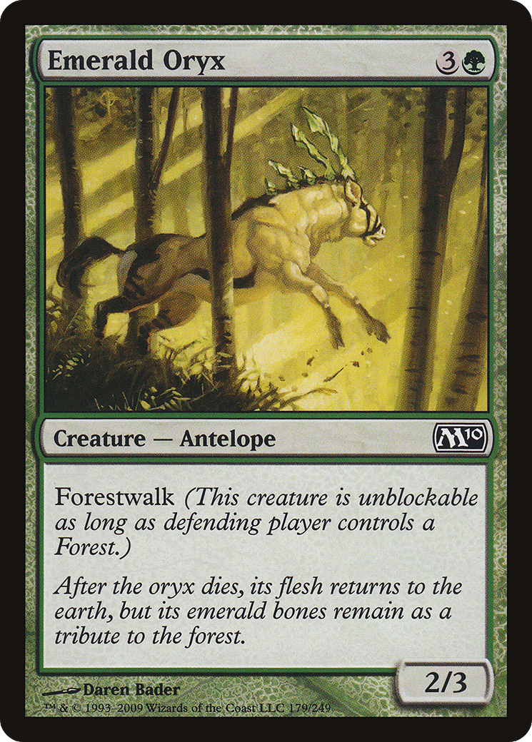 Emerald Oryx — Magic 2010 — Magic: The Gathering