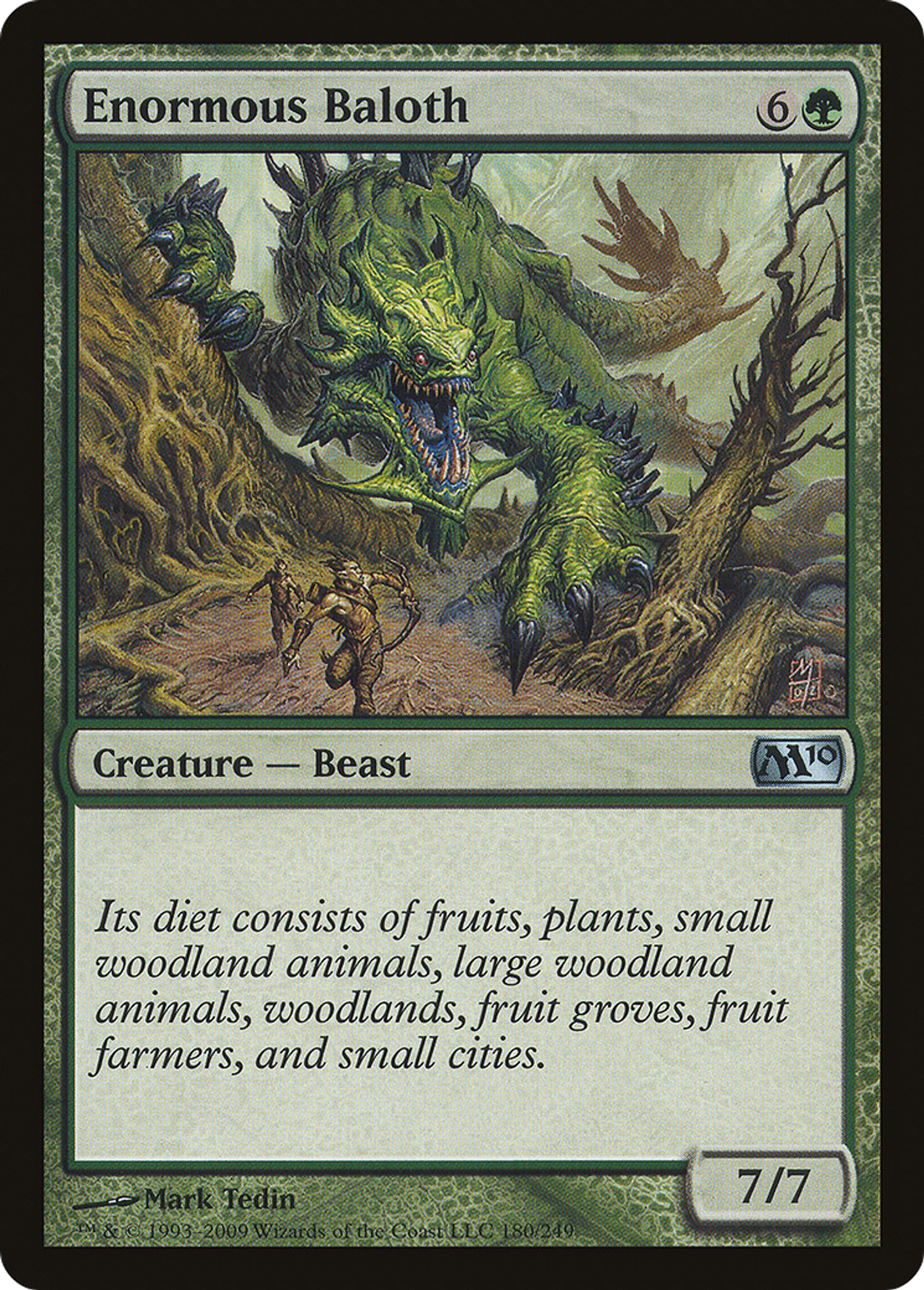Enormous Baloth — Magic 2010 — Magic: The Gathering
