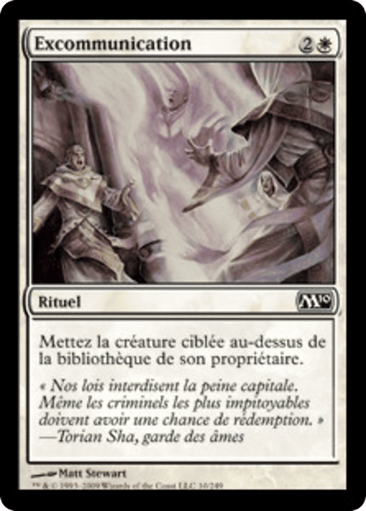 Excommunication — Magic 2010 — Magic: The Gathering