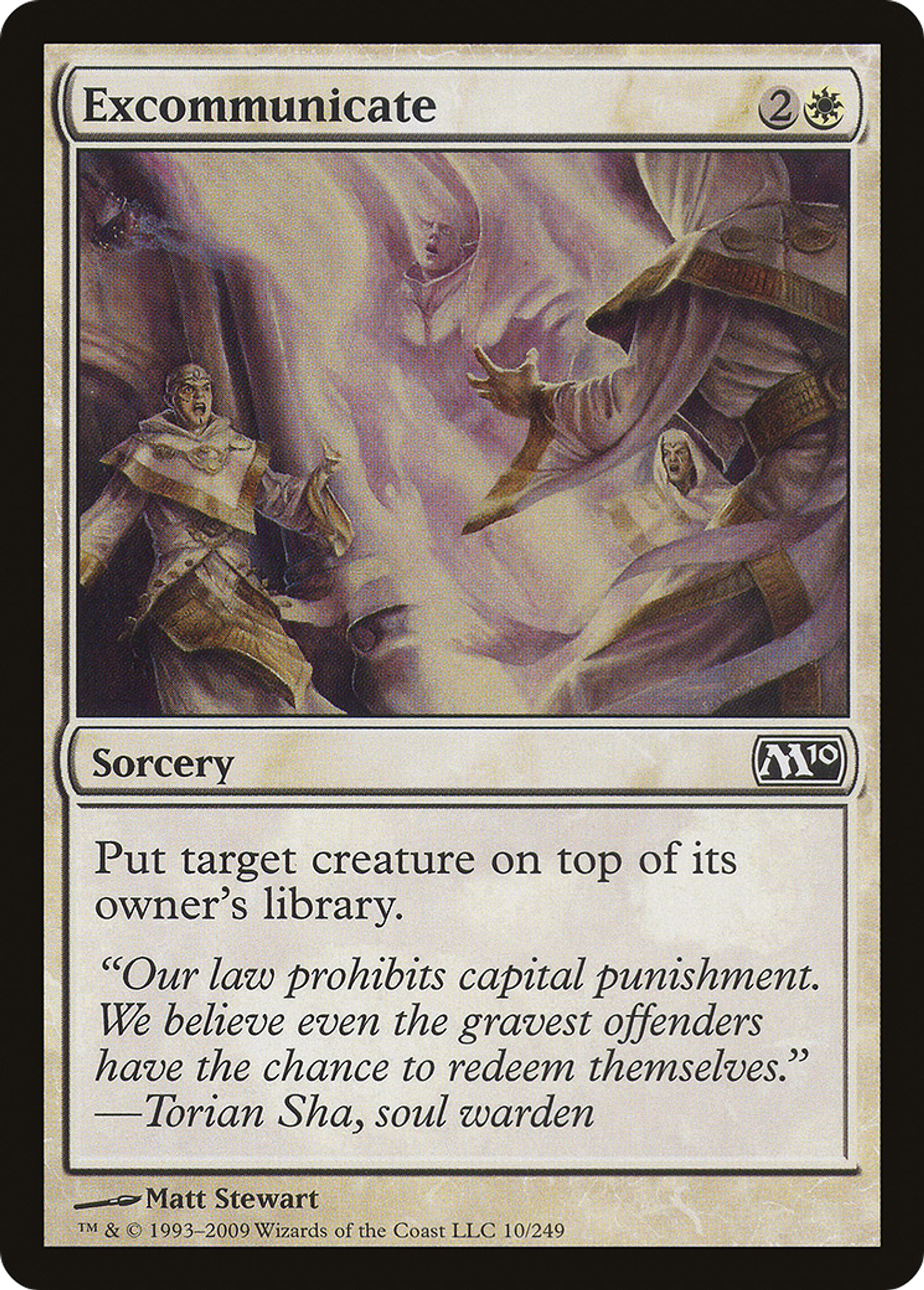 Excommunicate — Magic 2010 — Magic: The Gathering