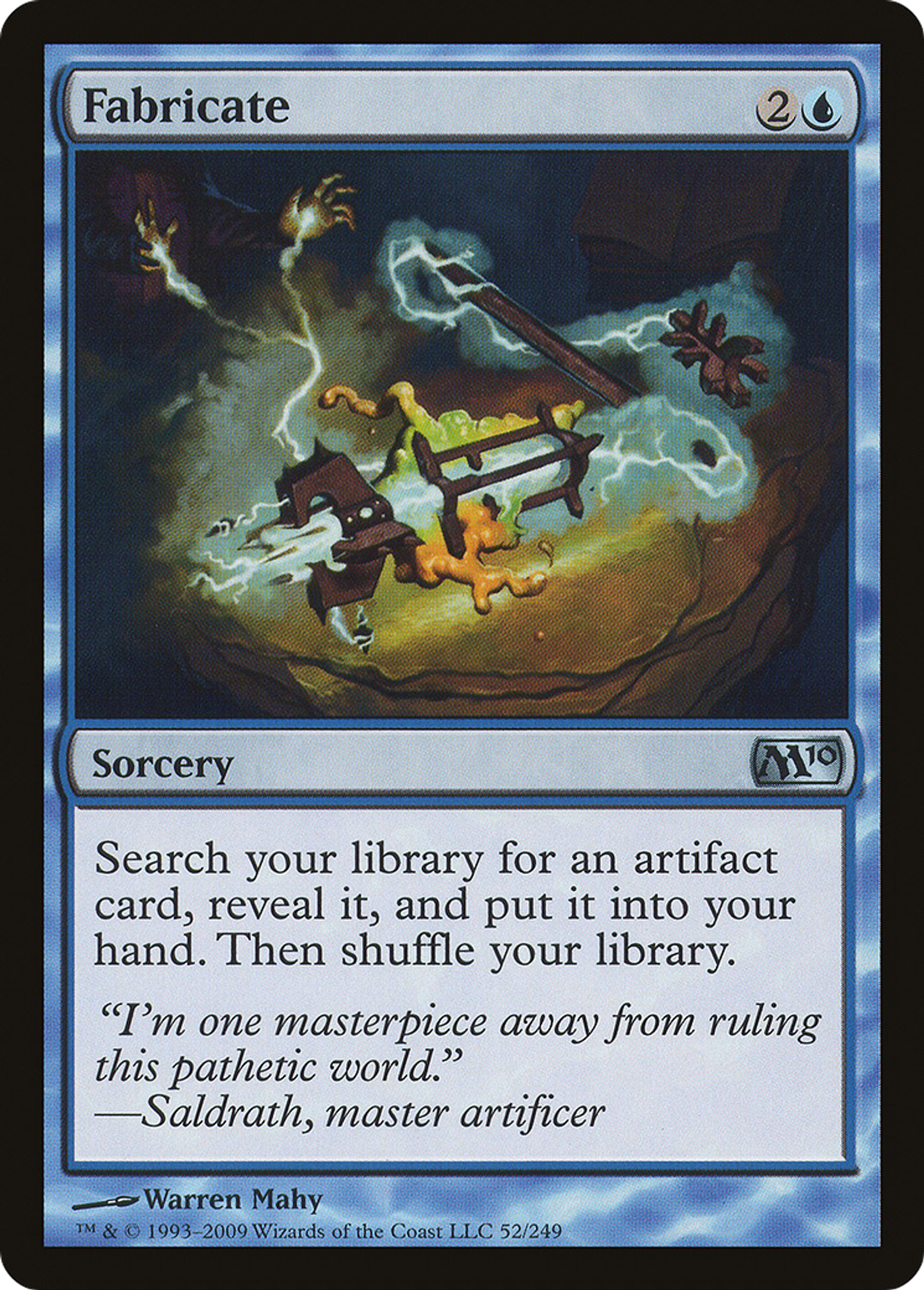 Fabricate — Magic 2010 — Magic: The Gathering