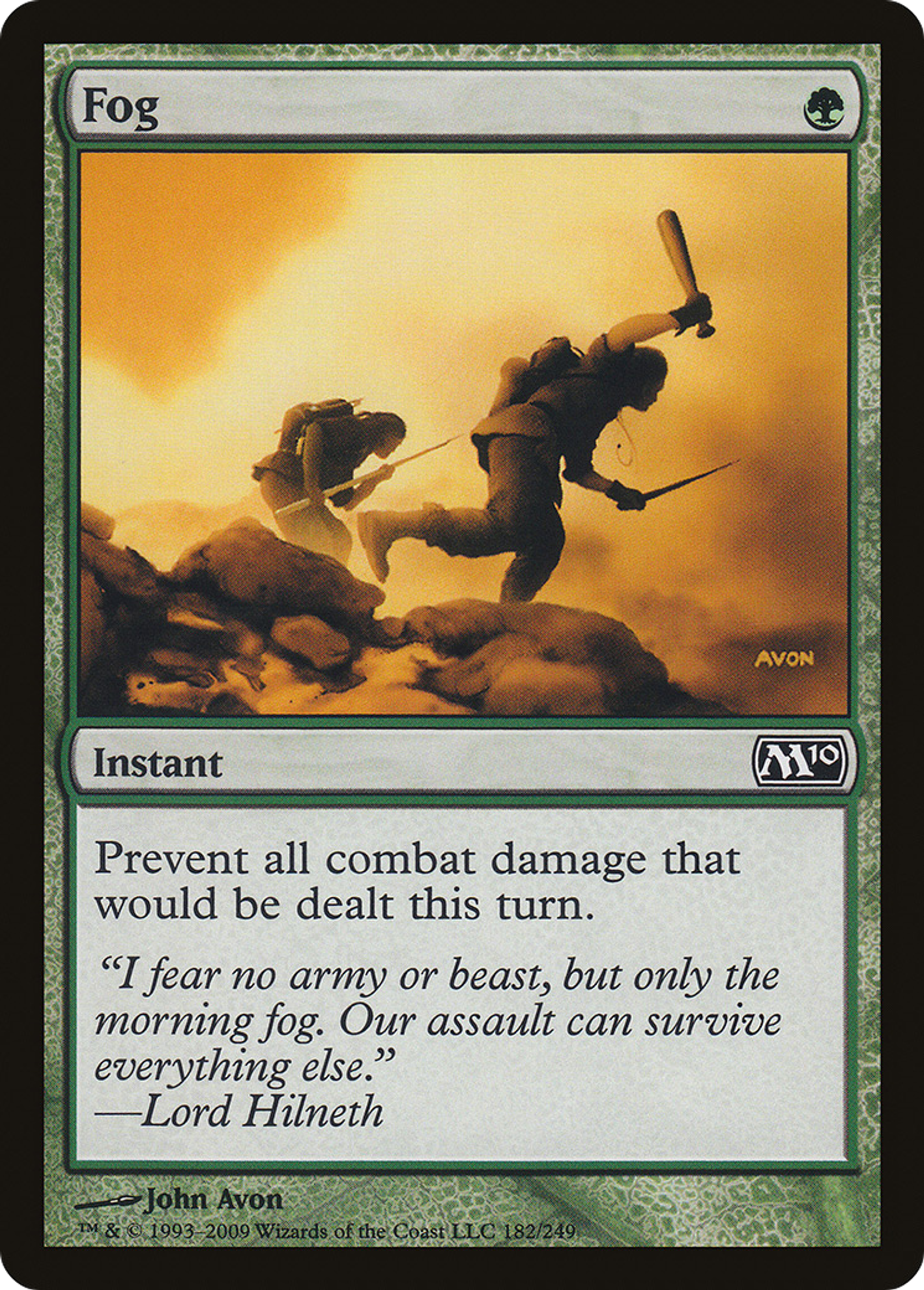 Fog — Magic 2010 — Magic: The Gathering