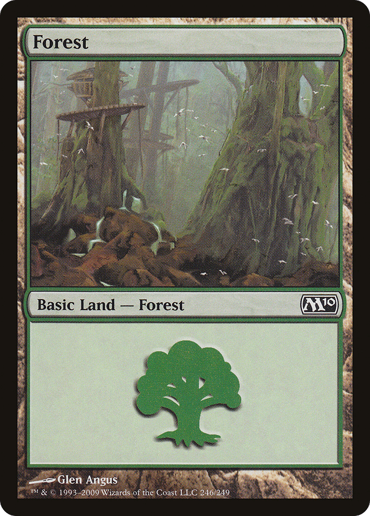 Forest — Magic 2010 — Magic: The Gathering