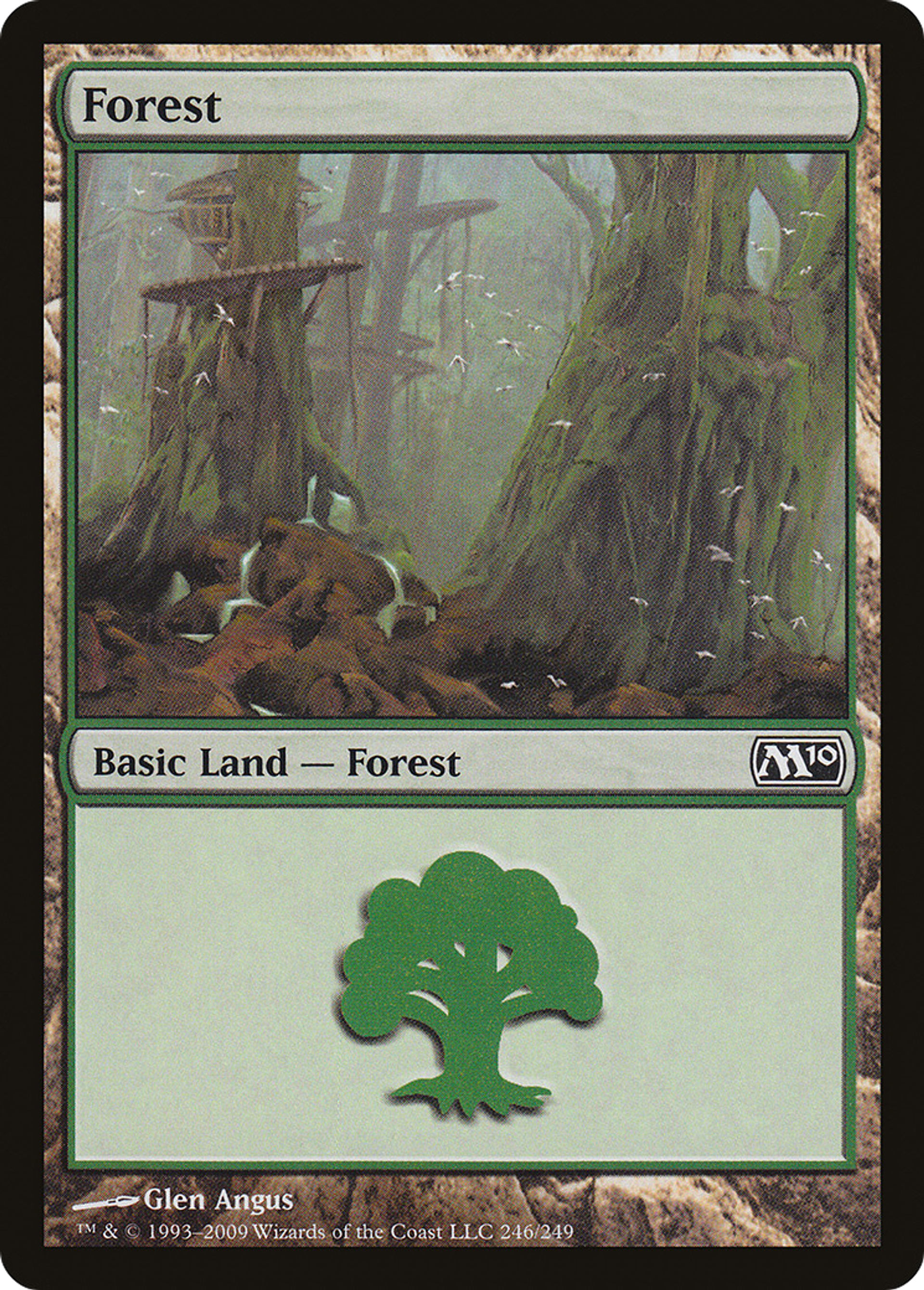 Forest — Magic 2010 — Magic: The Gathering