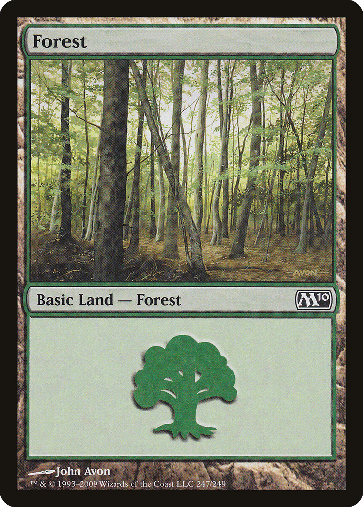 Forest — Magic 2010 — Magic: The Gathering