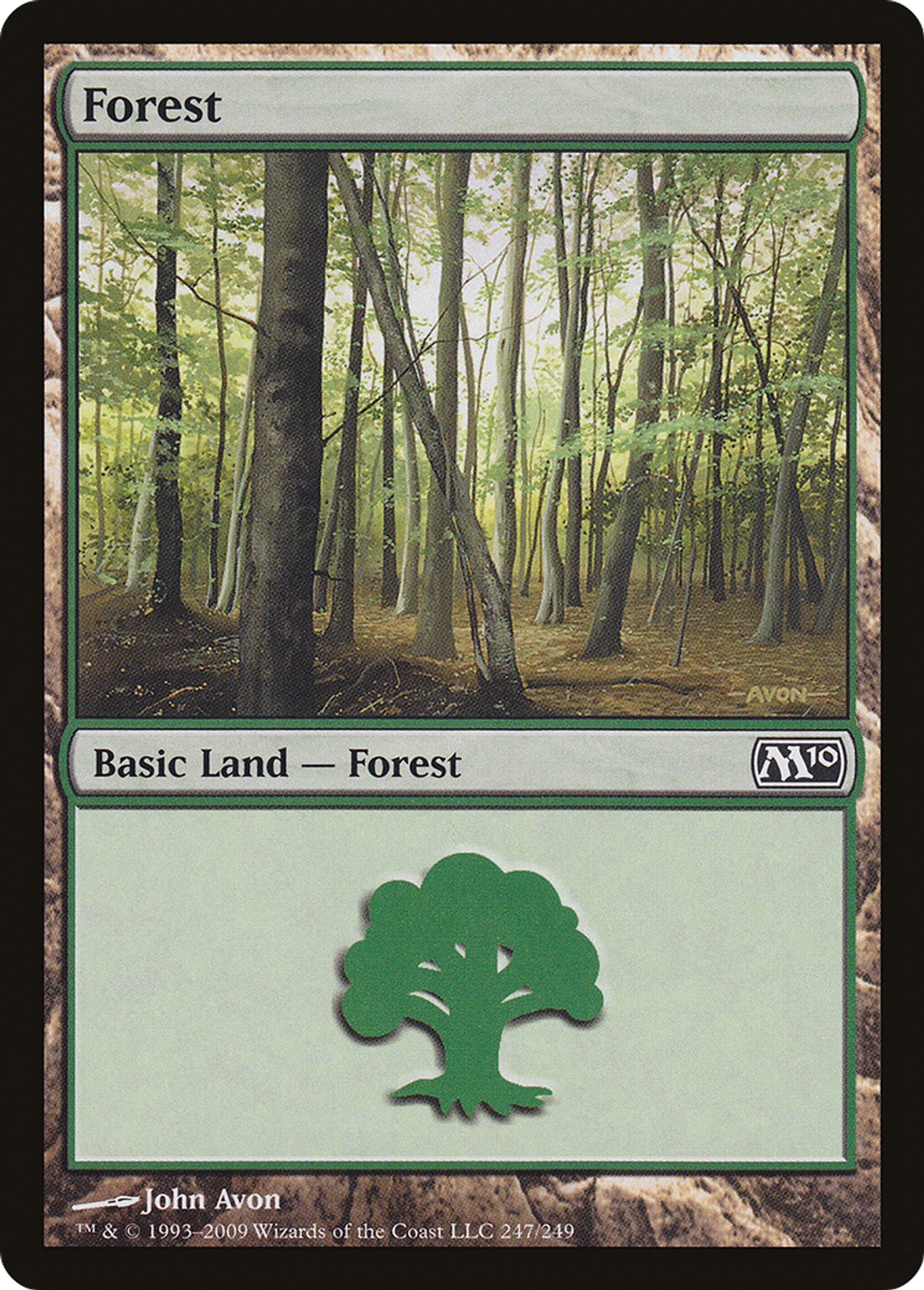 Forest — Magic 2010 — Magic: The Gathering
