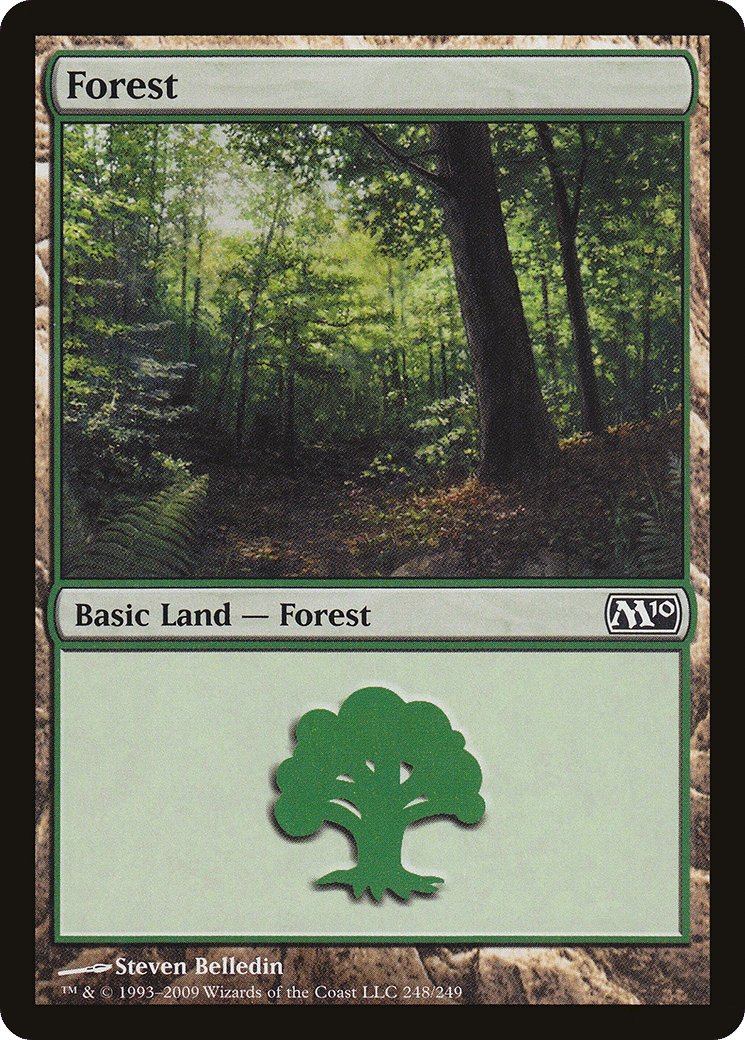 Forest — Magic 2010 — Magic: The Gathering