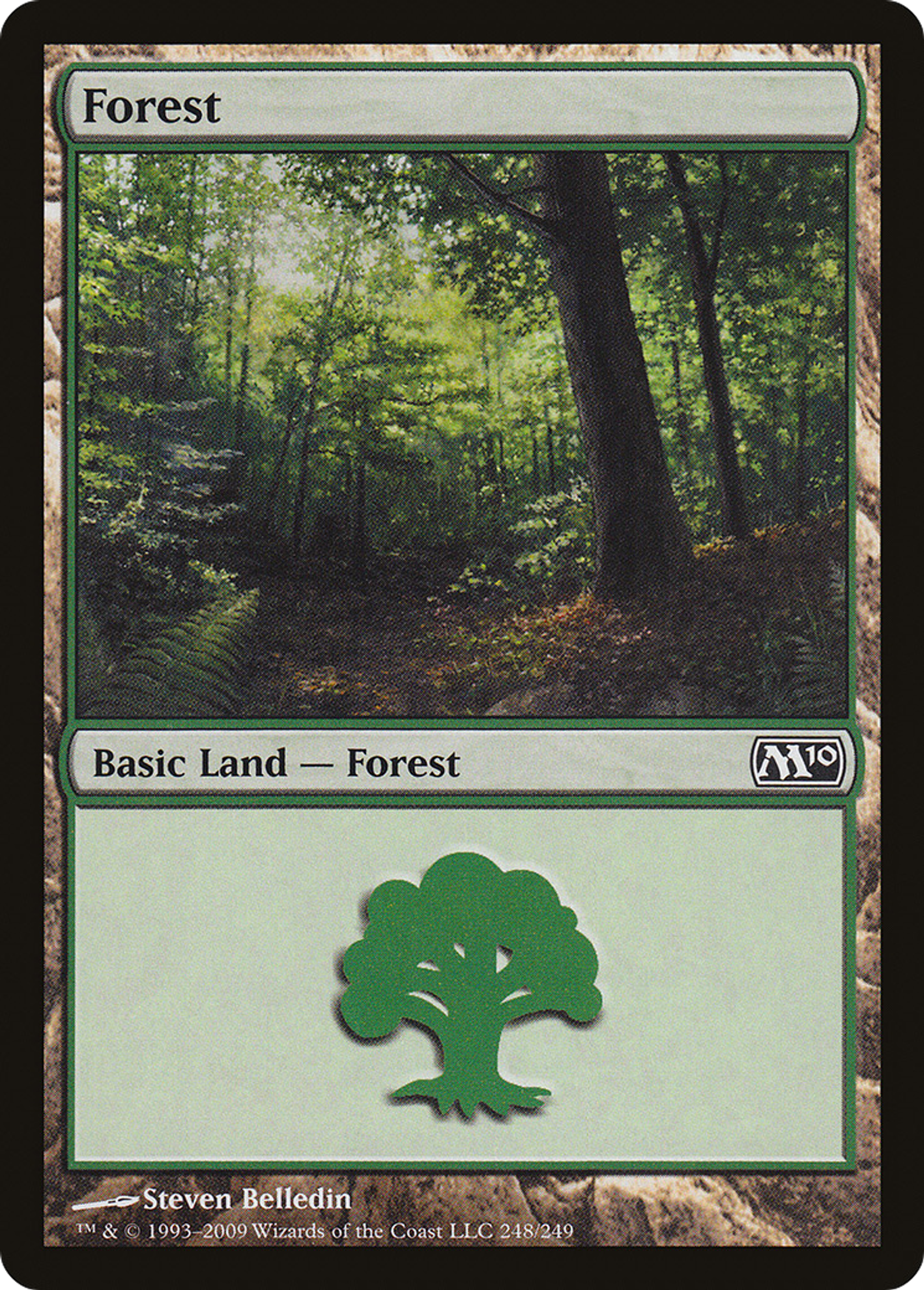 Forest — Magic 2010 — Magic: The Gathering