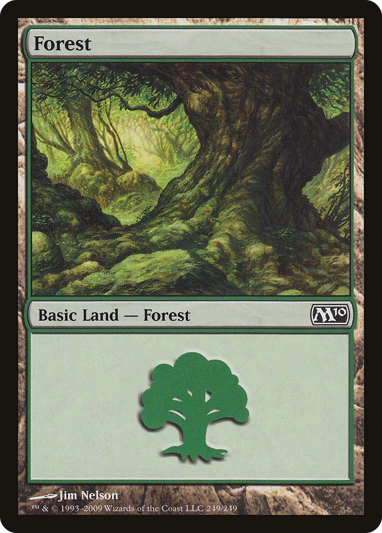 Forest — Magic 2010 — Magic: The Gathering