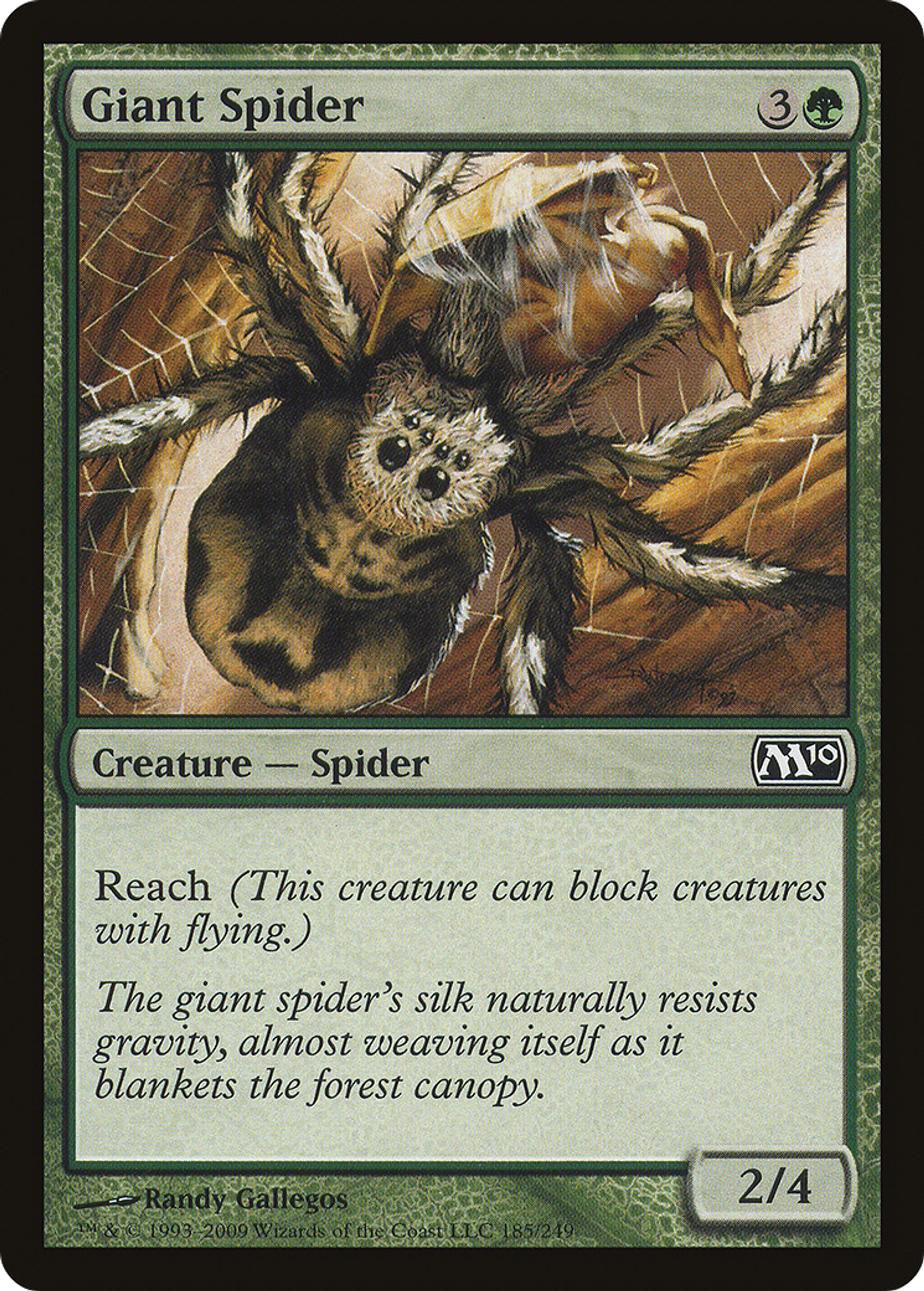 Giant Spider — Magic 2010 — Magic: The Gathering