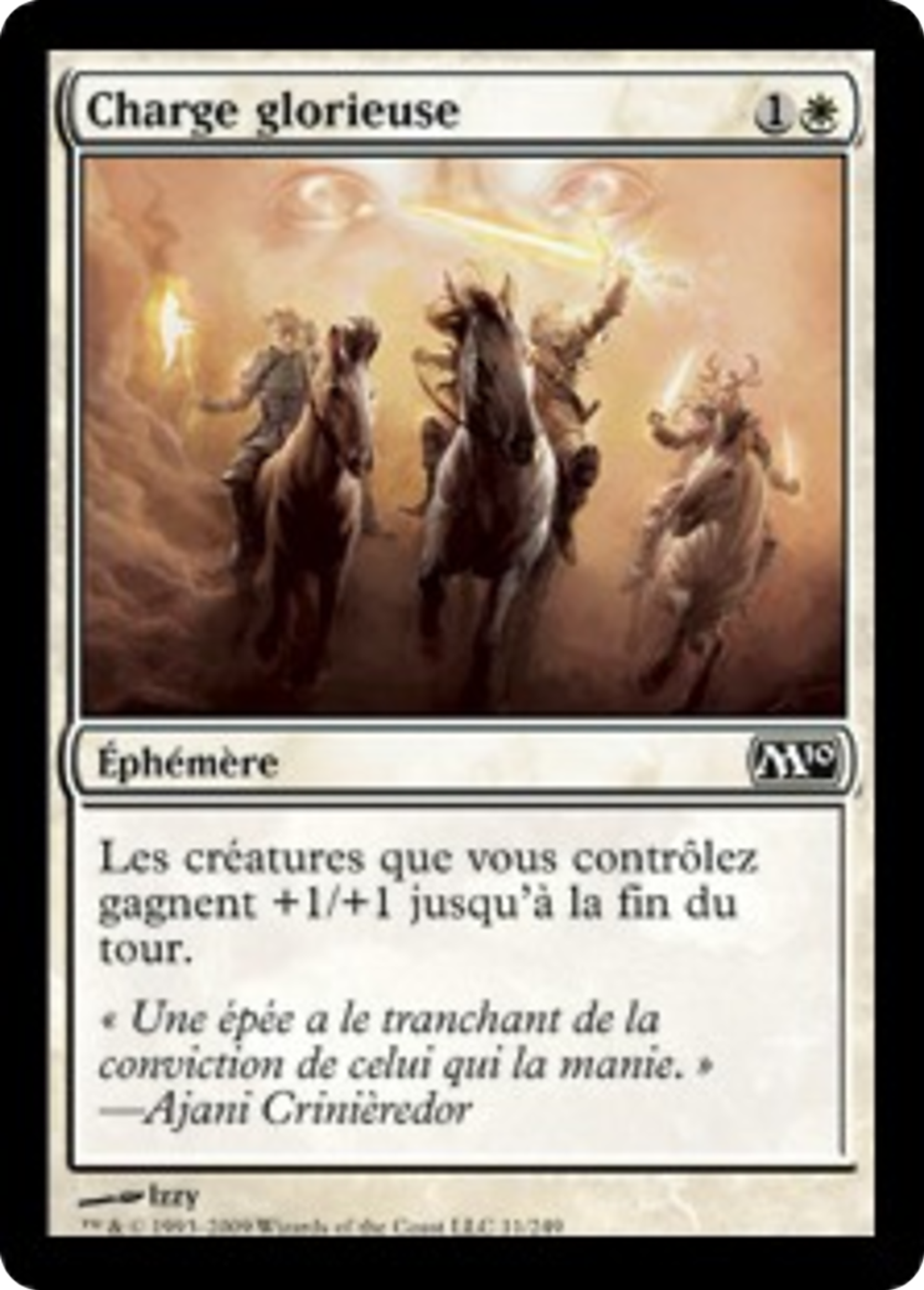 Charge glorieuse — Magic 2010 — Magic: The Gathering