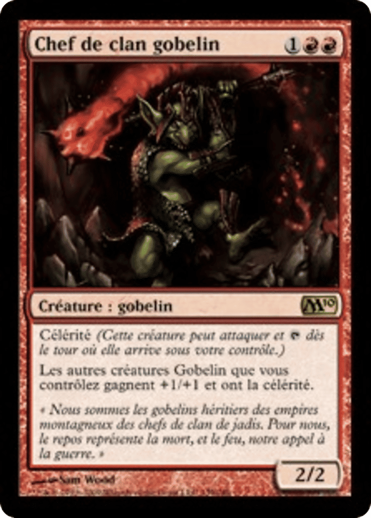 Chef de clan gobelin — Magic 2010 — Magic: The Gathering
