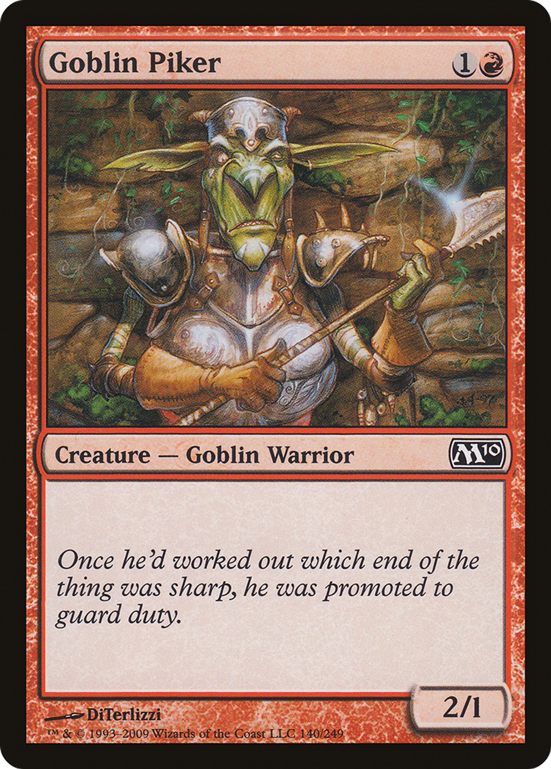 Goblin Piker — Magic 2010 — Magic: The Gathering
