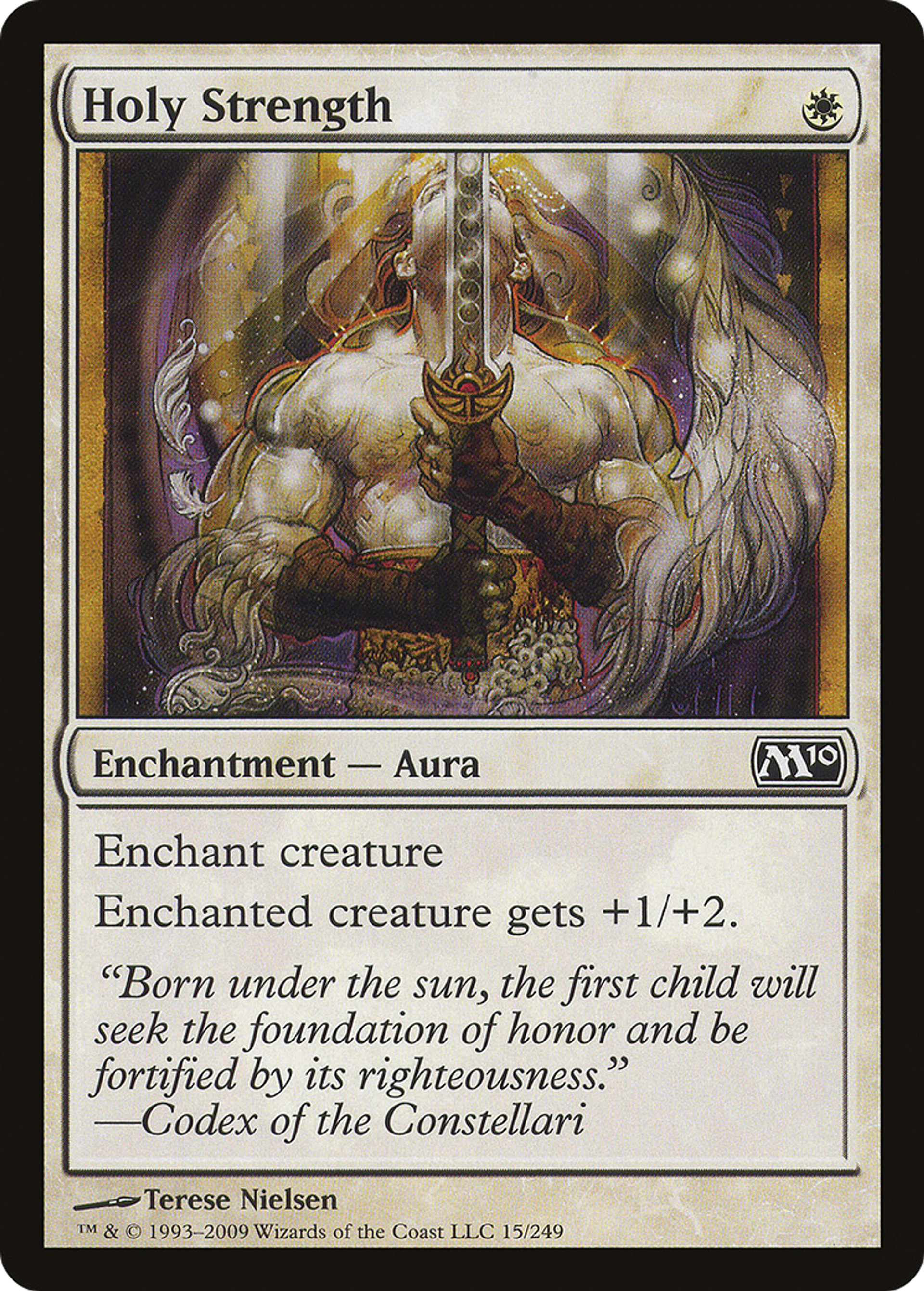 Holy Strength — Magic 2010 — Magic: The Gathering
