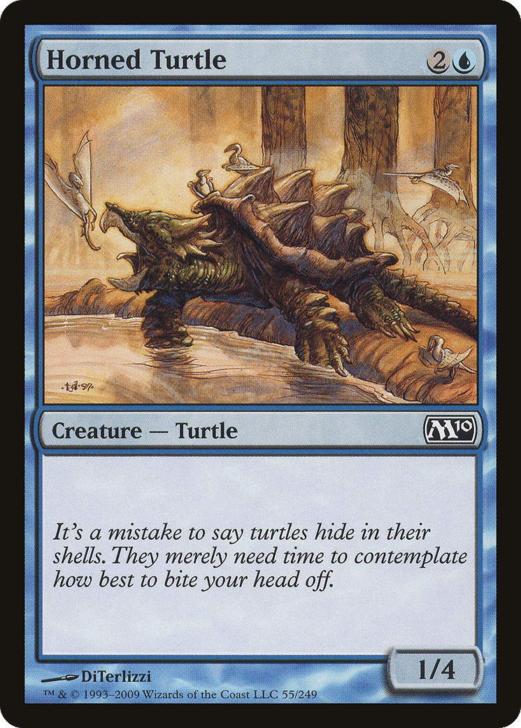 Horned Turtle — Magic 2010 — Magic: The Gathering