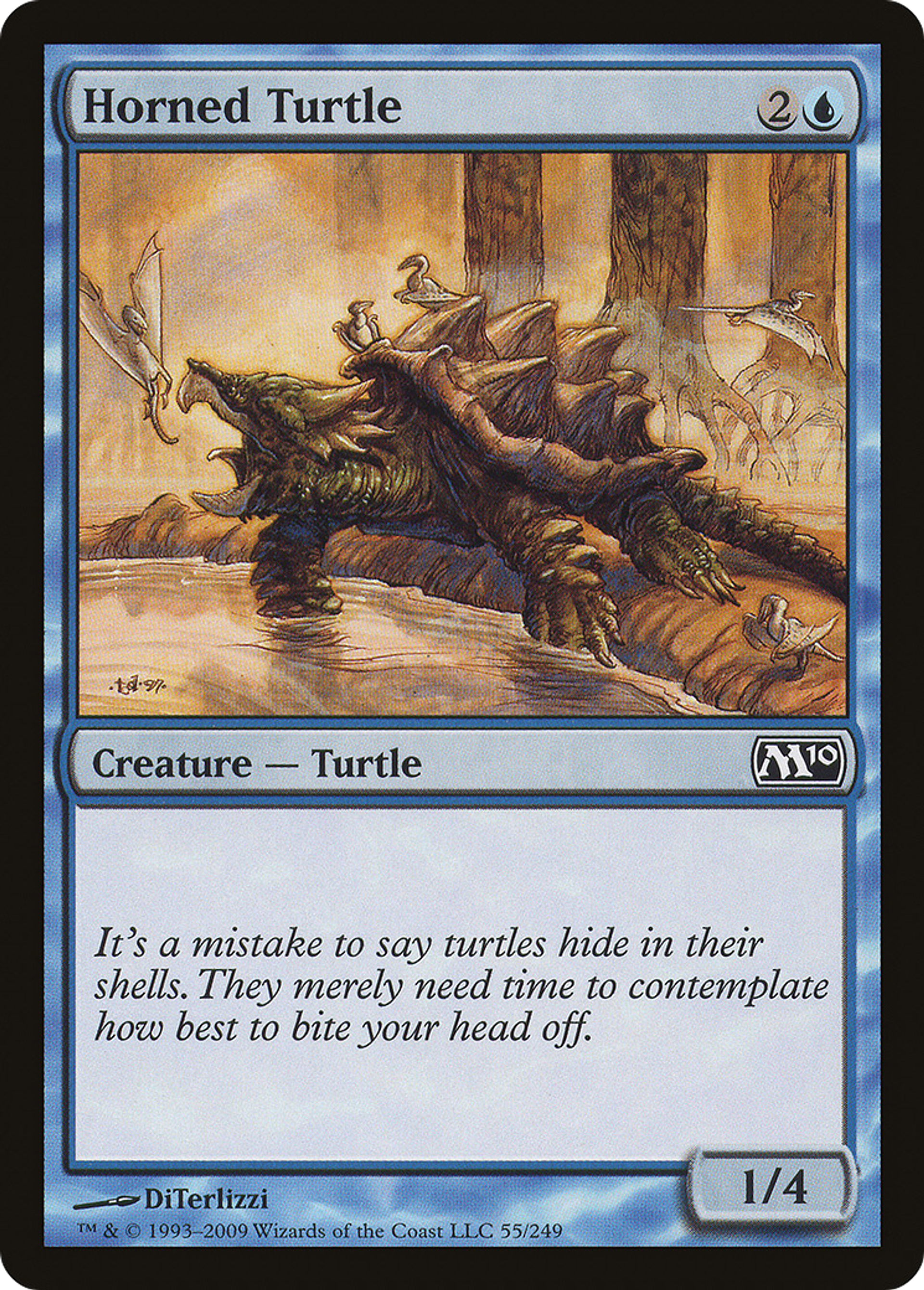 Horned Turtle — Magic 2010 — Magic: The Gathering