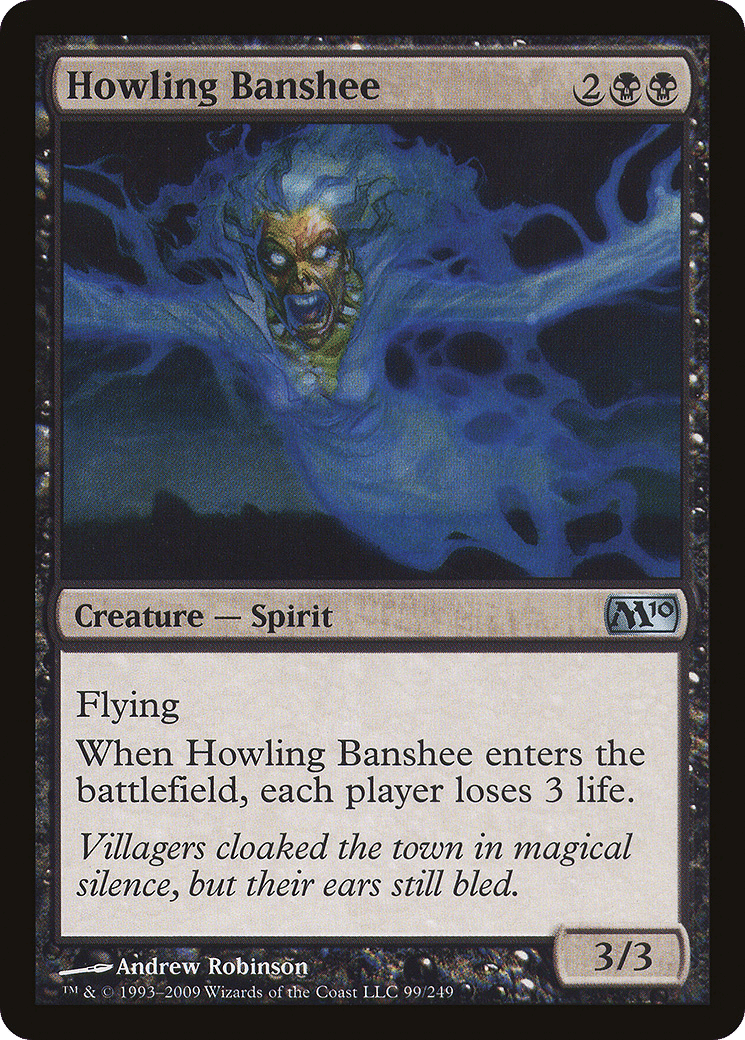 Howling Banshee — Magic 2010 — Magic: The Gathering