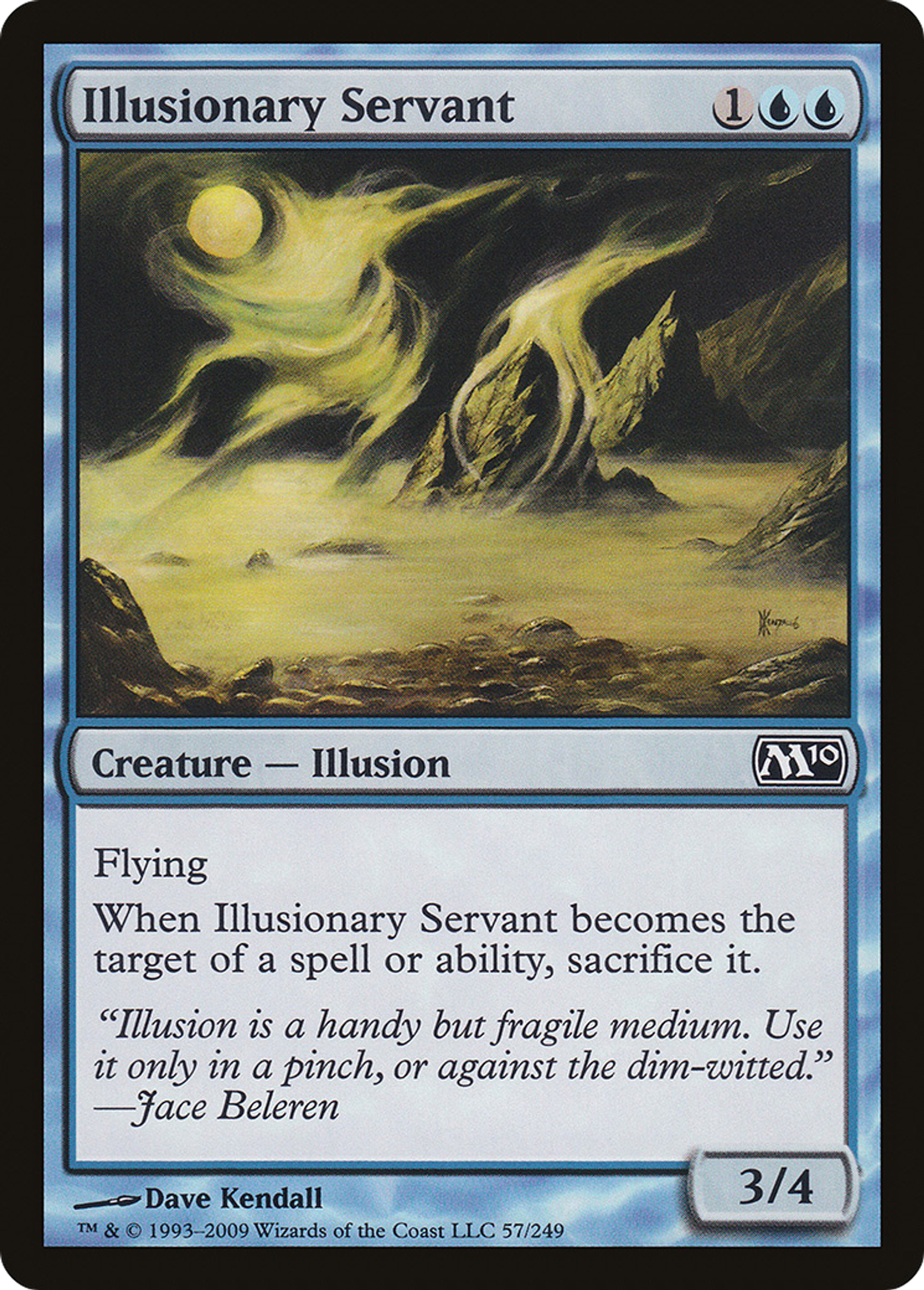 Illusionary Servant — Magic 2010 — Magic: The Gathering