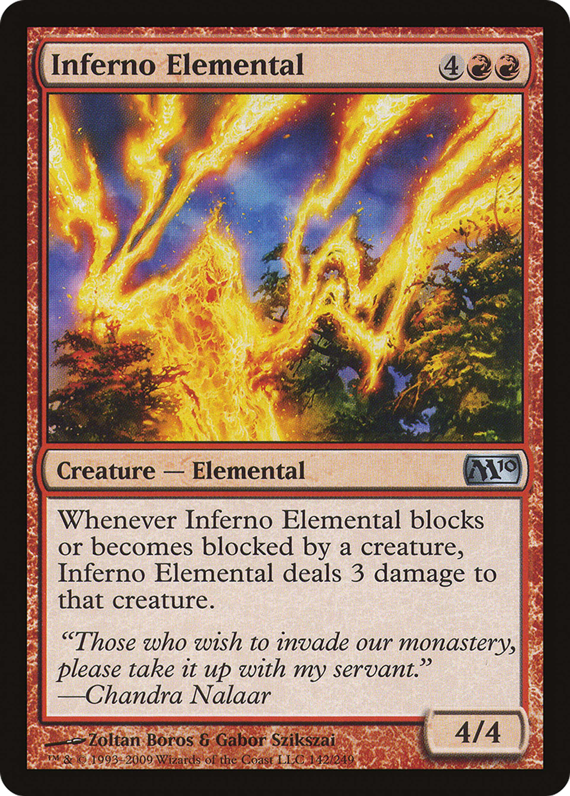 Inferno Elemental — Magic 2010 — Magic: The Gathering