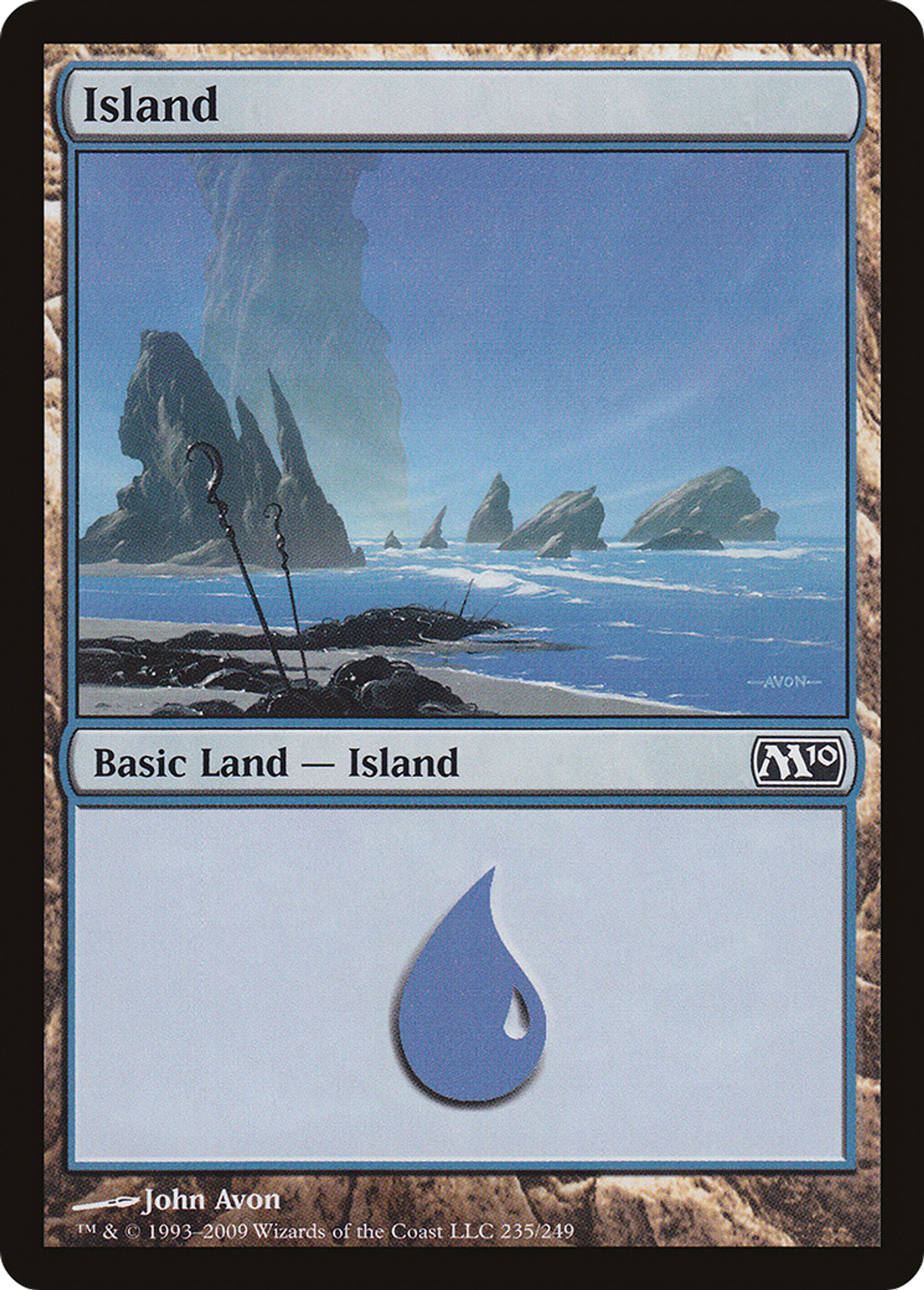 Island — Magic 2010 — Magic: The Gathering