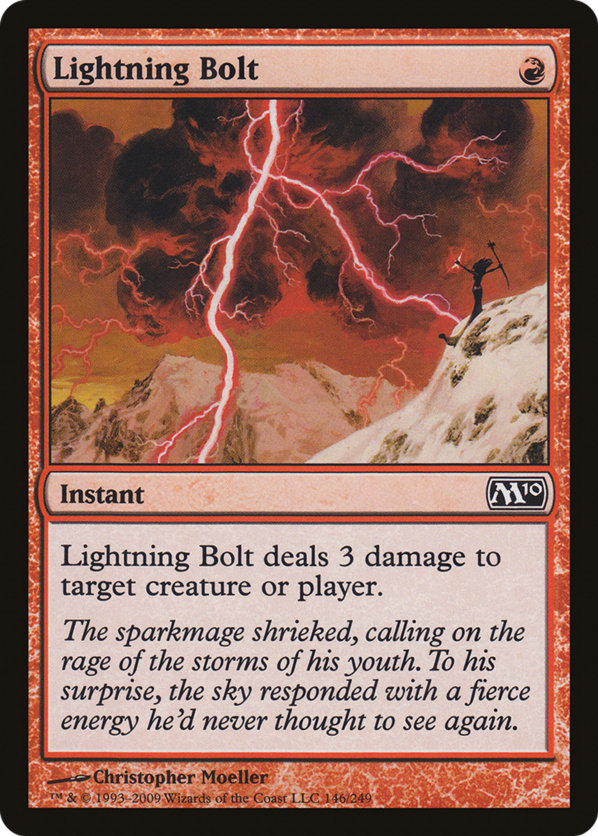 Lightning Bolt — Magic 2010 — Magic: The Gathering