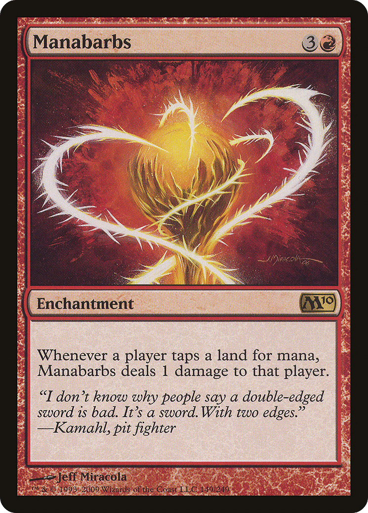 Manabarbs — Magic 2010 — Magic: The Gathering