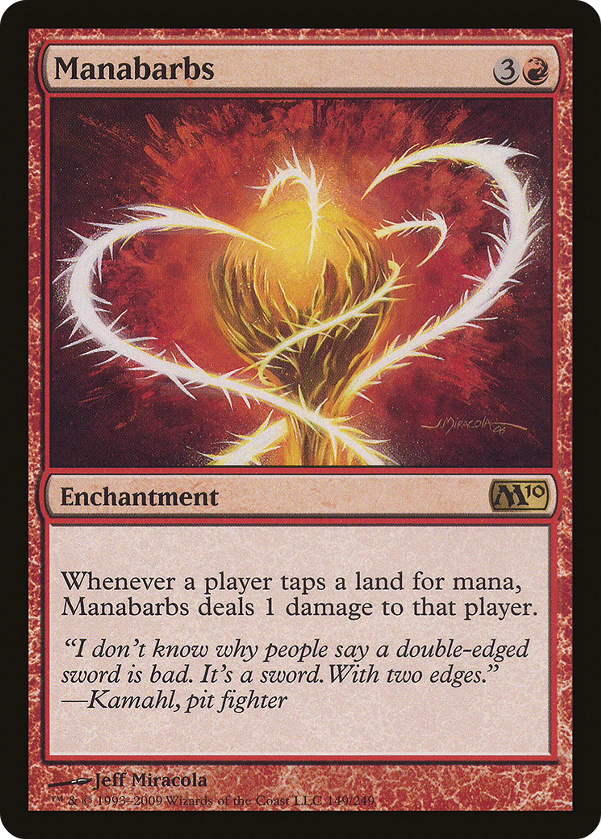 Manabarbs — Magic 2010 — Magic: The Gathering