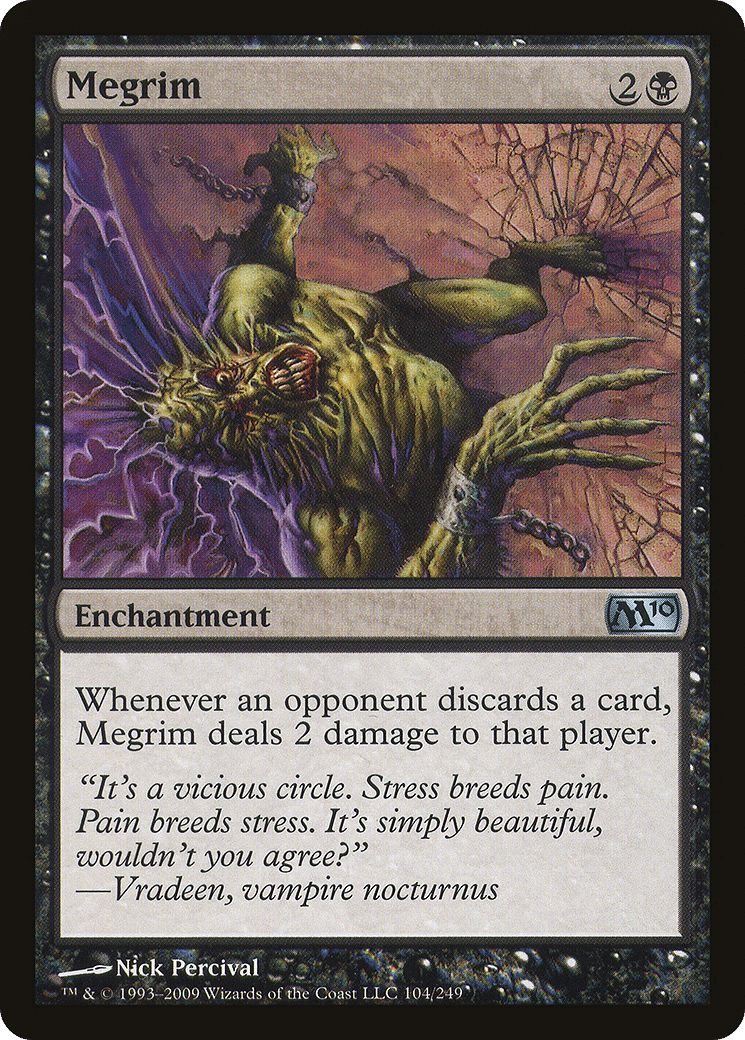 Megrim — Magic 2010 — Magic: The Gathering