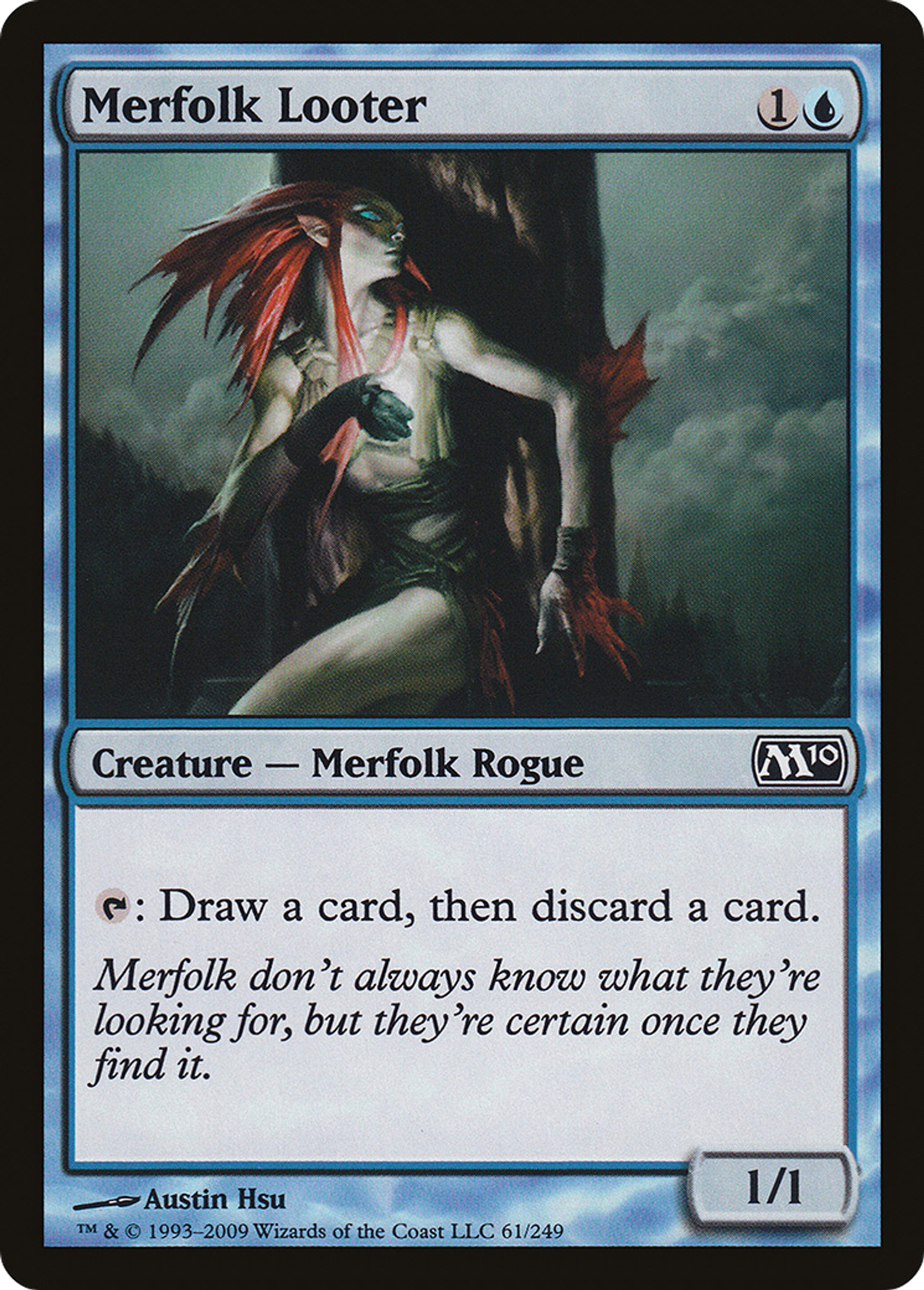 Merfolk Looter — Magic 2010 — Magic: The Gathering