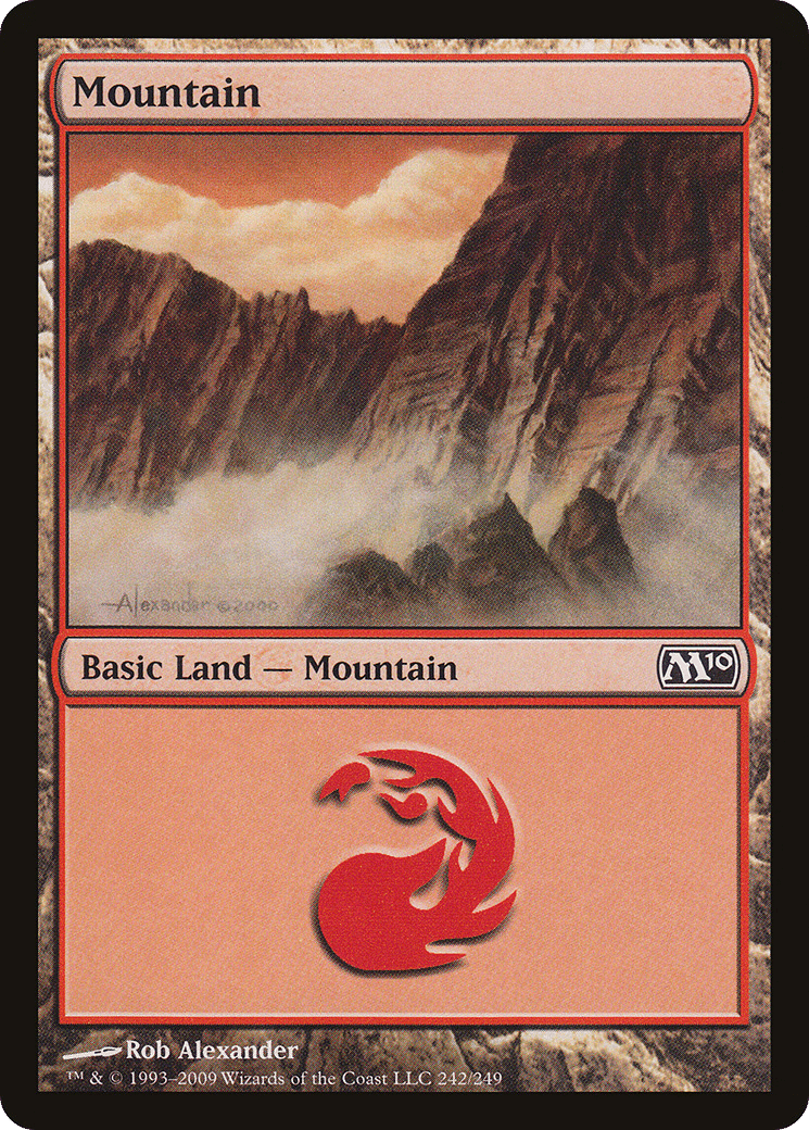 Mountain — Magic 2010 — Magic: The Gathering