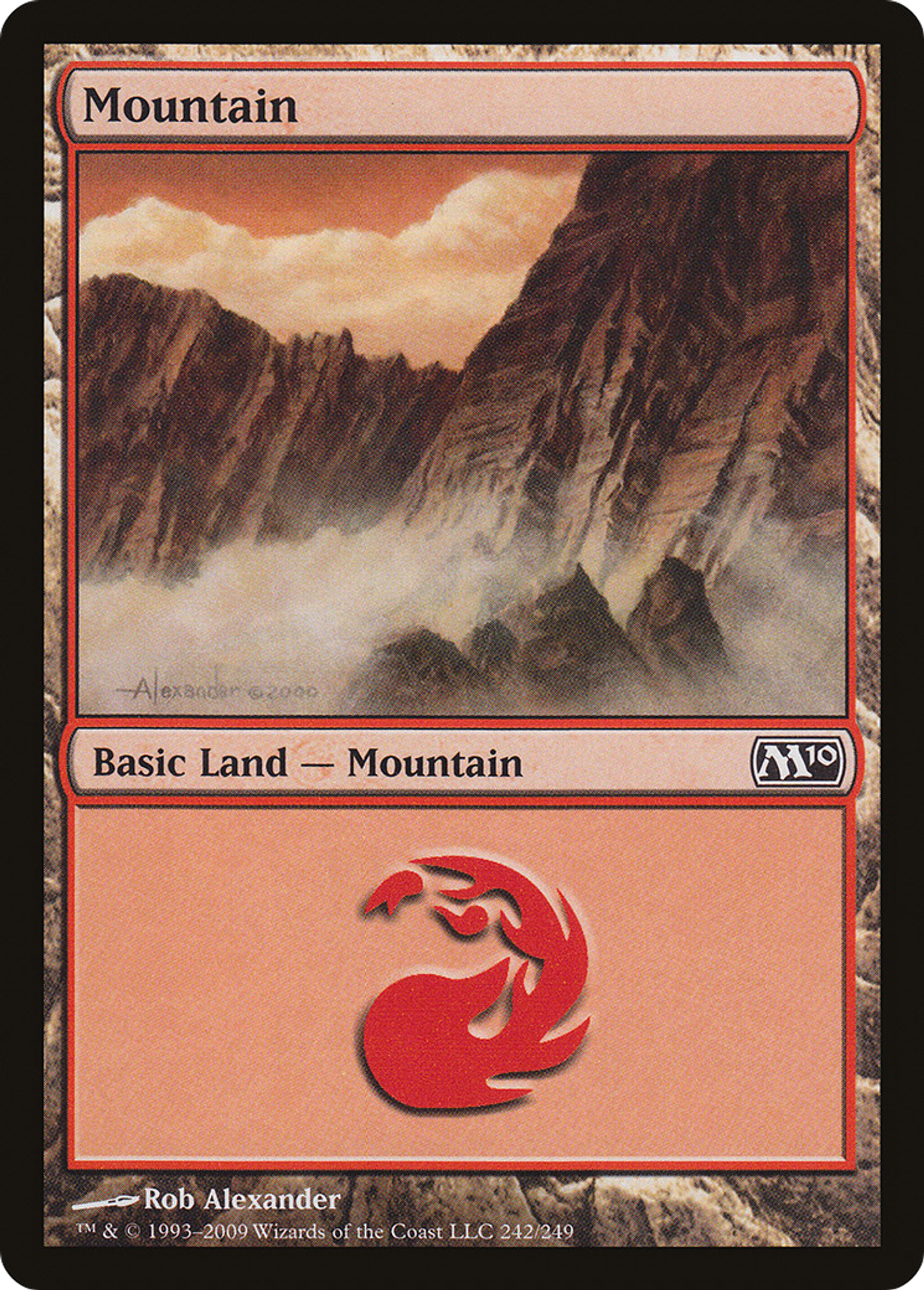 Mountain — Magic 2010 — Magic: The Gathering